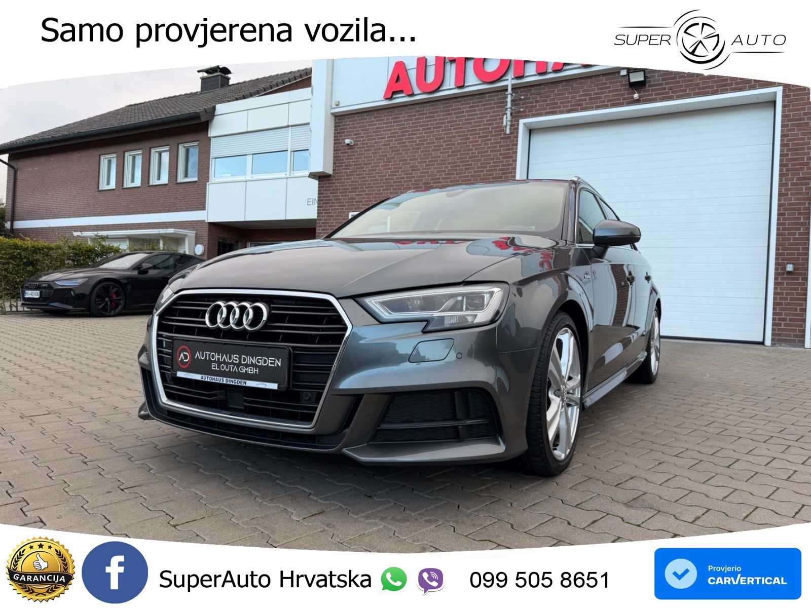 Audi A3 35 TDI (150 KS) S tronic S line LED+GR SJED+ACC