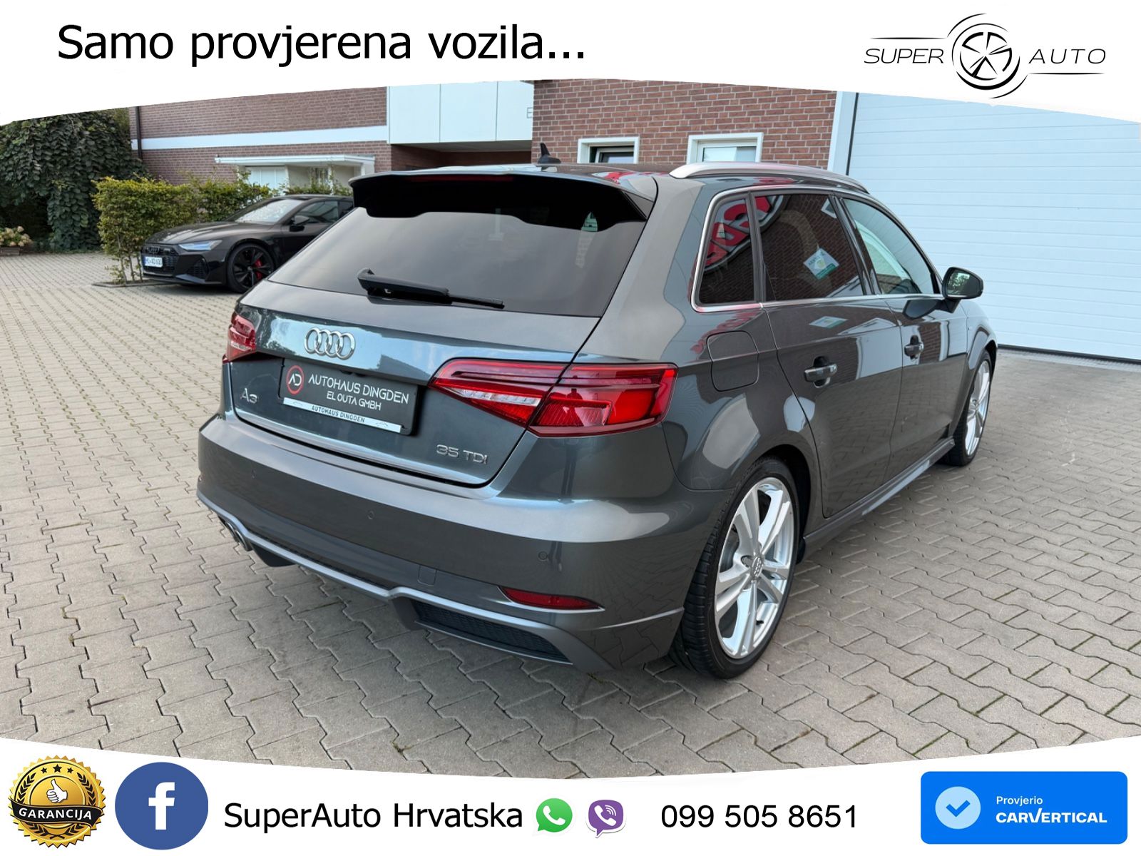 Audi A3 35 TDI (150 KS) S tronic S line LED+GR SJED+ACC