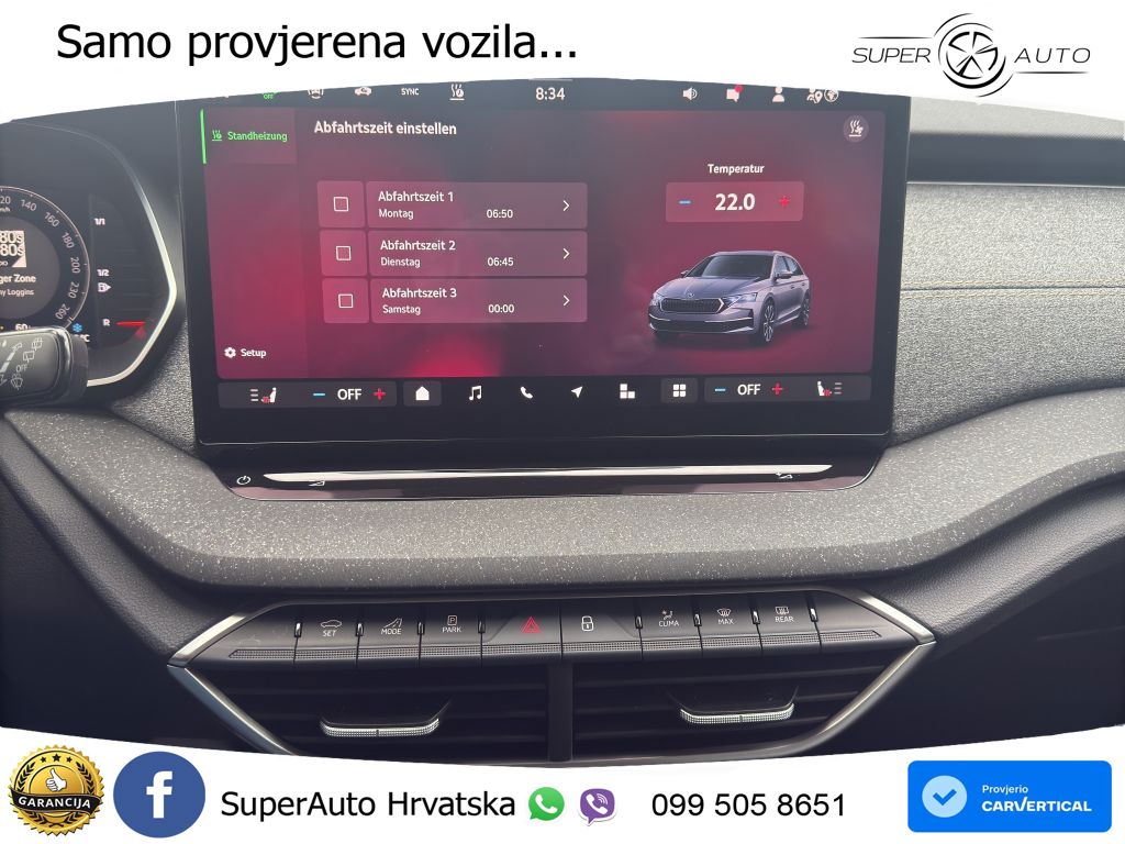 Škoda Octavia Combi 2.0 TDI (150 KS) DSG LED+GR SJED+ACC