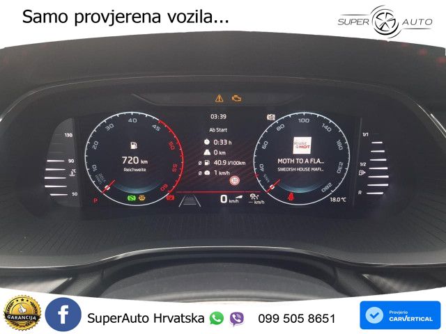 Škoda Octavia Combi RS 2.0 TDI (200 KS) 4x4 DSG LED+GR SJED+ACC