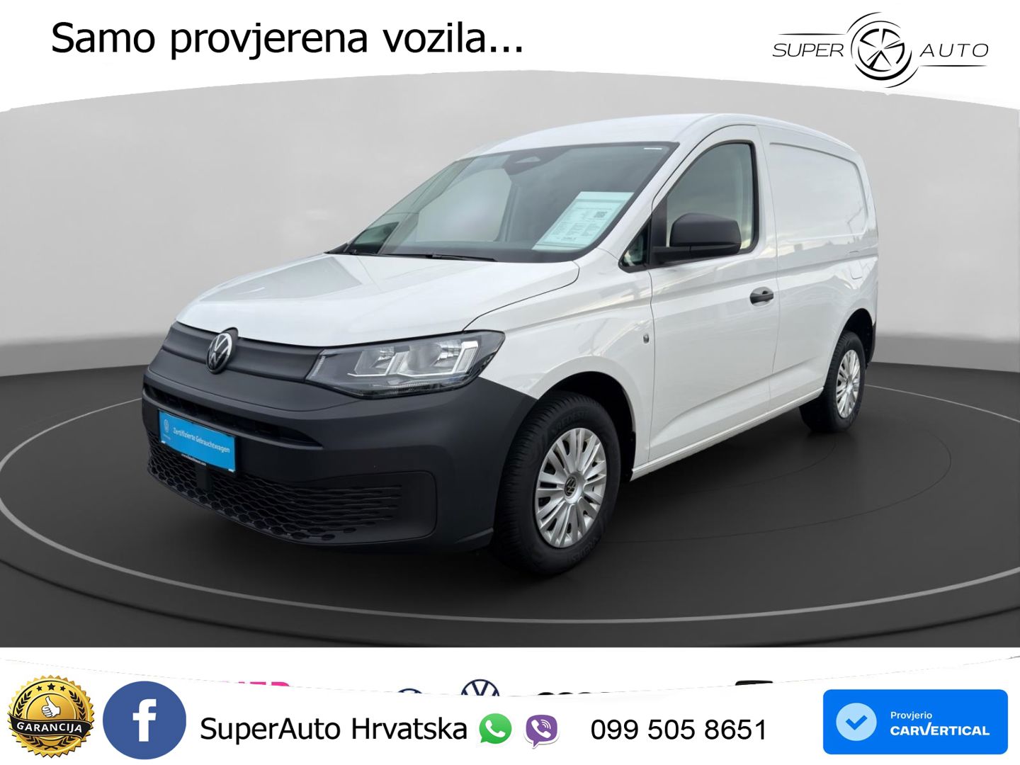 Volkswagen Caddy Cargo ACC+DAB+SHZ+KLIMA 102 KS