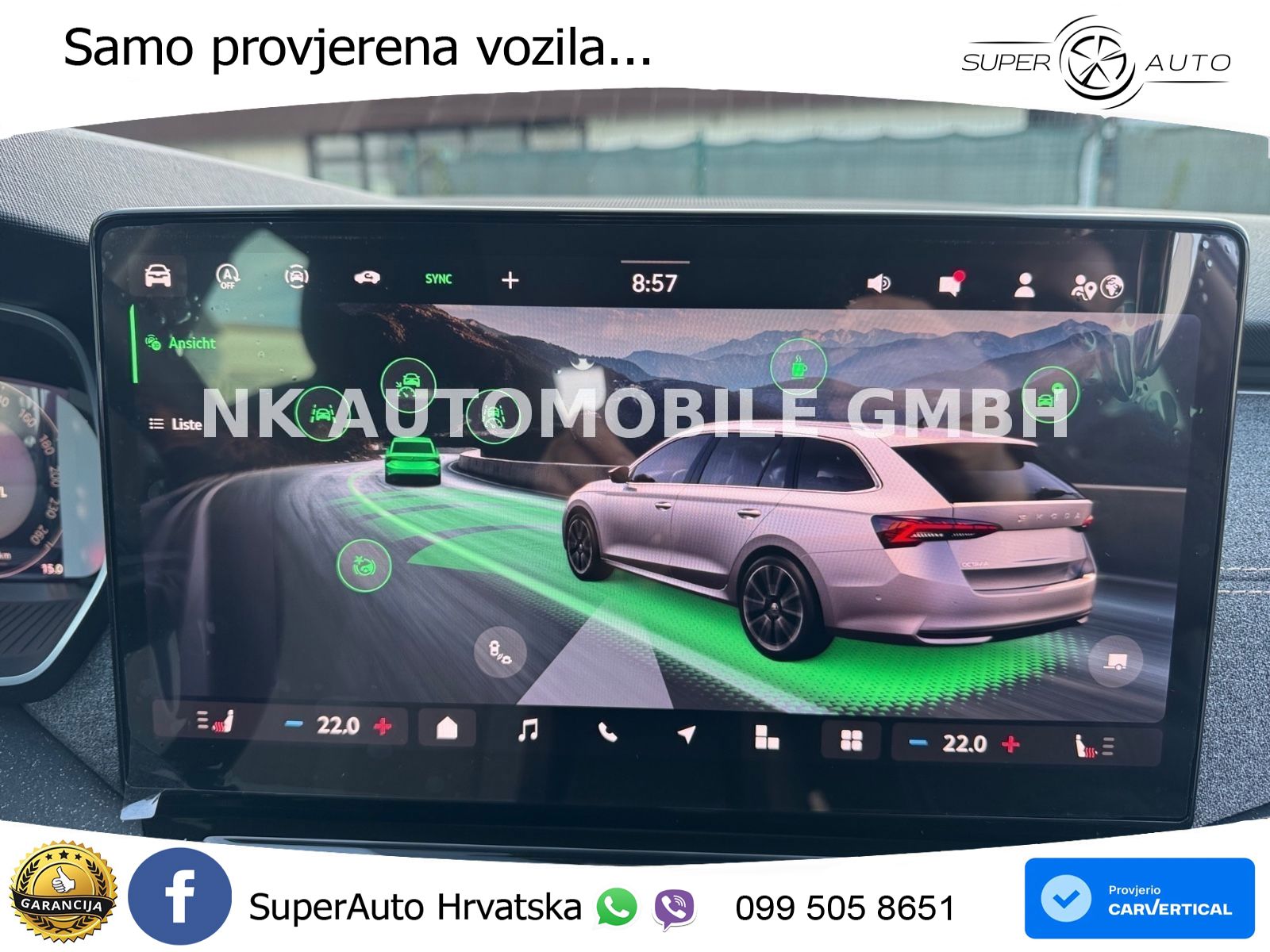 Škoda Octavia Combi 2.0 TDI (150 KS) DSG Selection LED+GR SJED+ACC