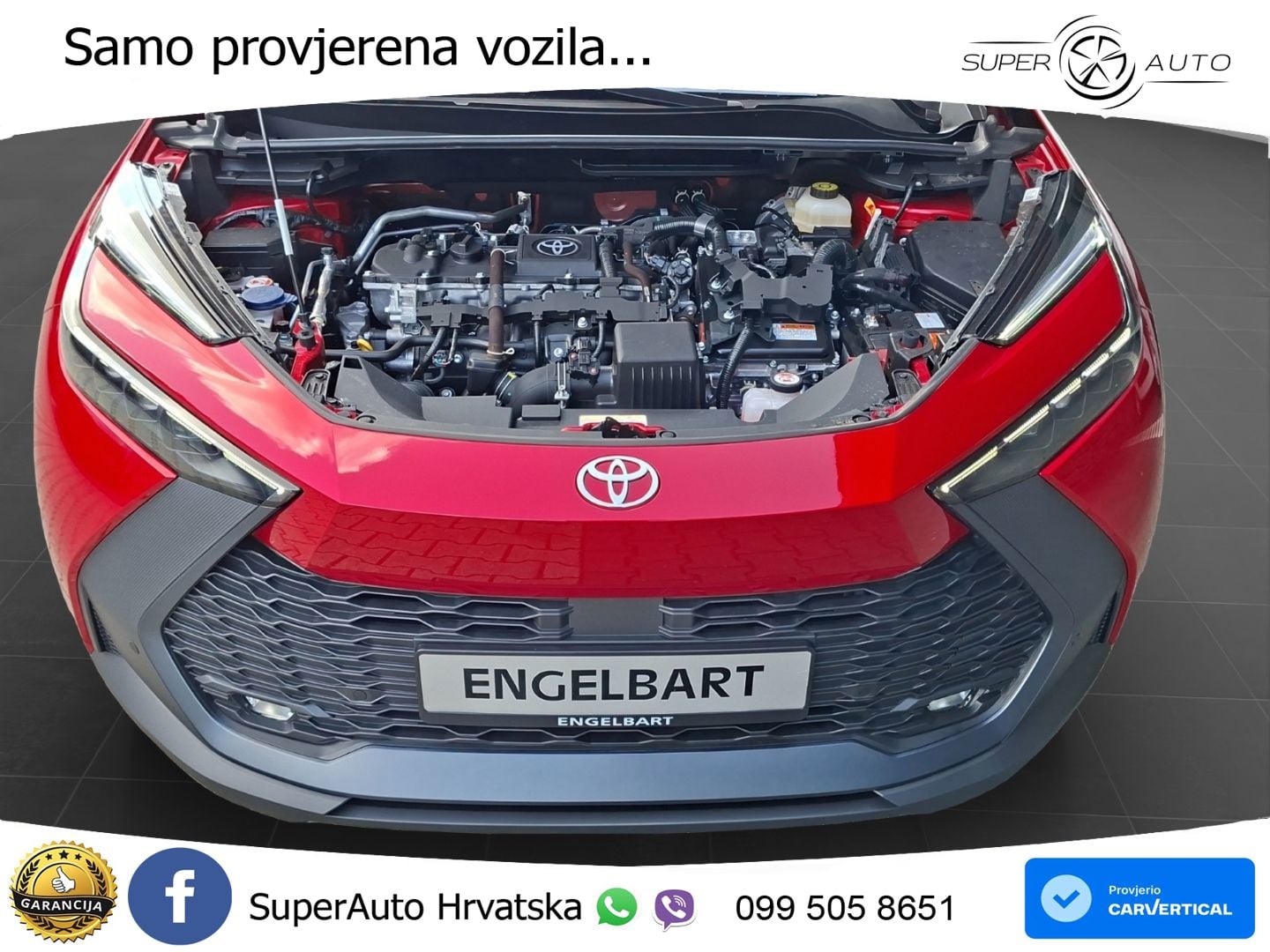 Toyota C-HR 1.8 (140 KS) Hybrid e-CVT Teamplayer LED+GR SJED+ACC