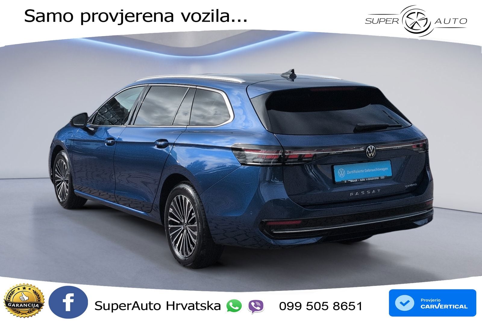 Volkswagen Passat Variant 1.5 TSI (272 KS) eHybrid DSG Elegance LED+GR SJED+ACC