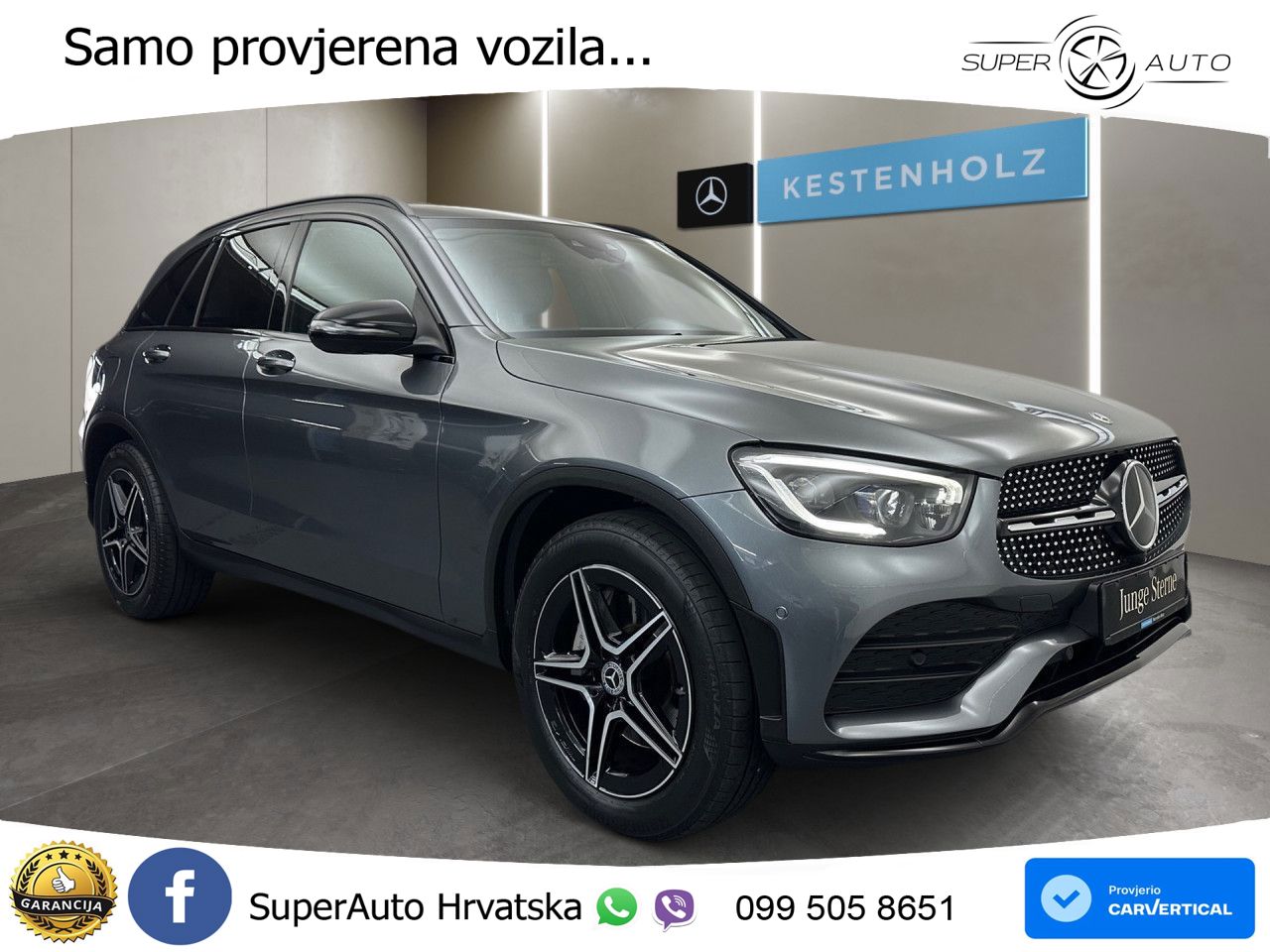 Mercedes GLC 220d (194 KS) 4MATIC G-TRONIC AMG ZRAČNI+ACC+GR SJED+KAM