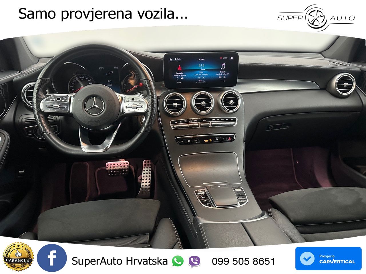 Mercedes GLC 220d (194 KS) 4MATIC G-TRONIC AMG ZRAČNI+ACC+GR SJED+KAM