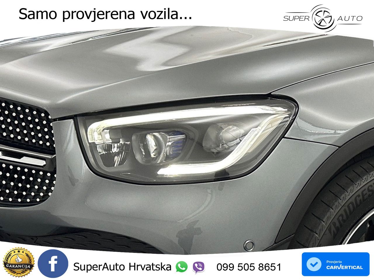 Mercedes GLC 220d (194 KS) 4MATIC G-TRONIC AMG ZRAČNI+ACC+GR SJED+KAM