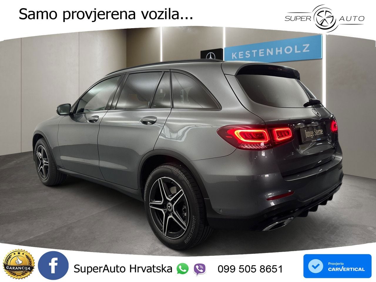 Mercedes GLC 220d (194 KS) 4MATIC G-TRONIC AMG ZRAČNI+ACC+GR SJED+KAM