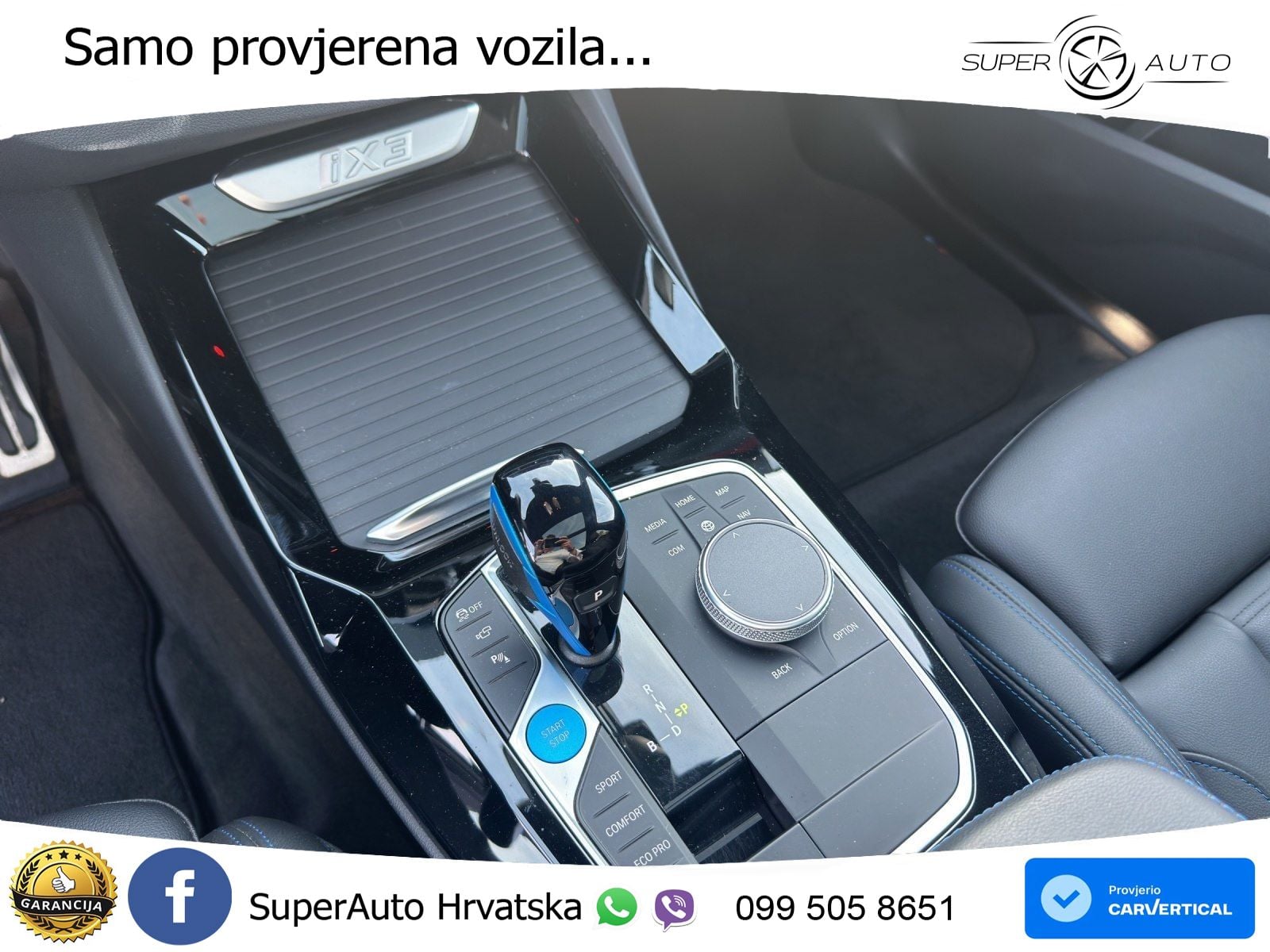 BMW iX3 80 kWh (286 KS) M Sport LED+GR SJED+ACC