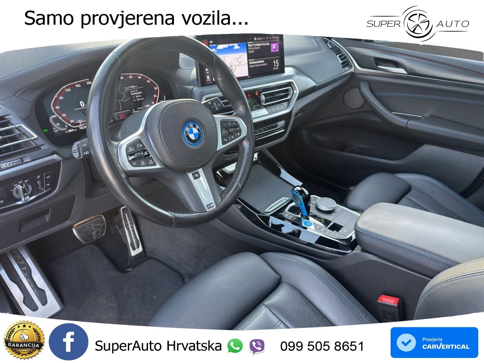 BMW iX3 80 kWh (286 KS) M Sport LED+GR SJED+ACC