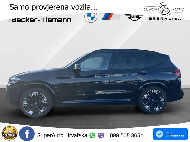 BMW iX3 80 kWh (286 KS) M Sport LED+GR SJED+ACC