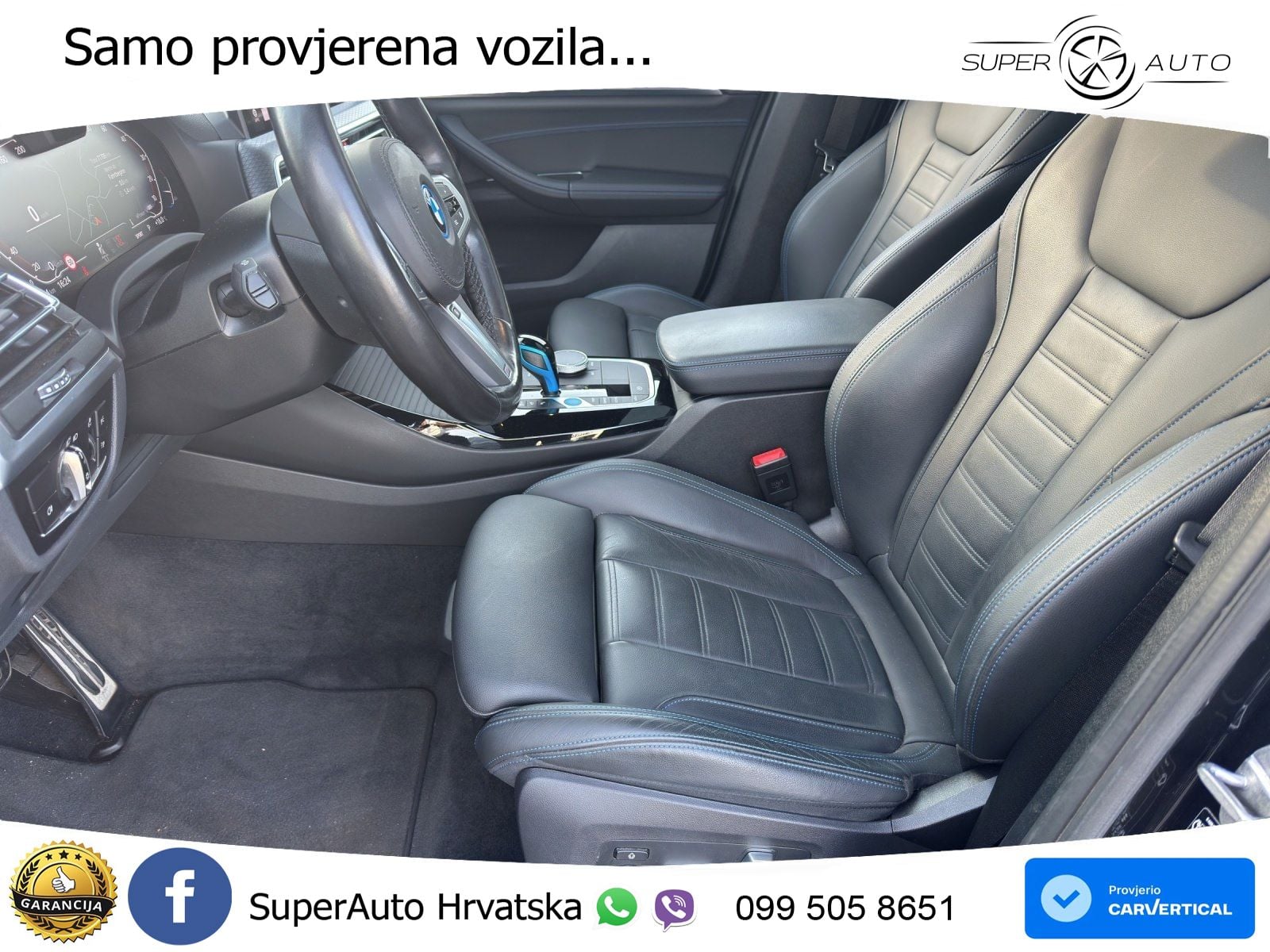 BMW iX3 80 kWh (286 KS) M Sport LED+GR SJED+ACC