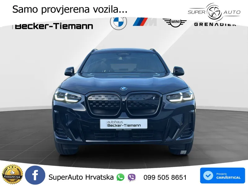 BMW iX3 80 kWh (286 KS) M Sport LED+GR SJED+ACC