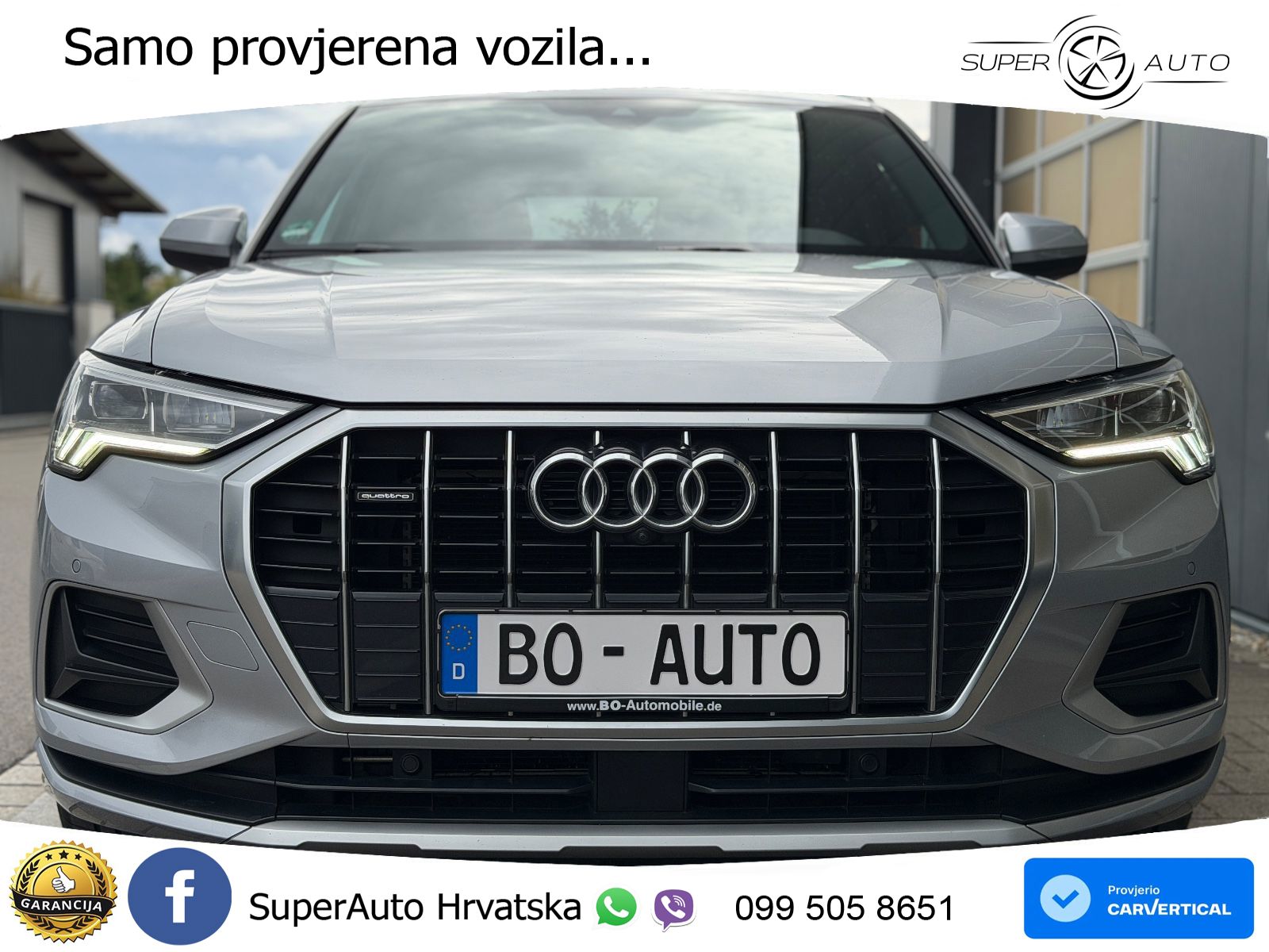Audi Q3 40 TDI (190 KS) quattro S tronic S line LED+GR SJED+ACC