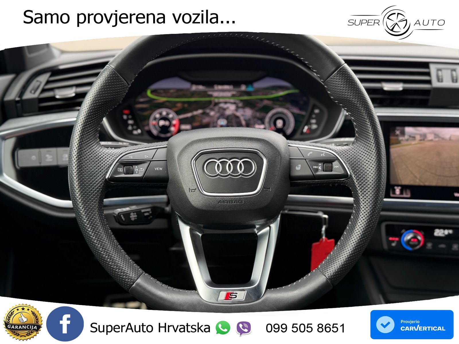 Audi Q3 40 TDI (190 KS) quattro S tronic S line LED+GR SJED+ACC