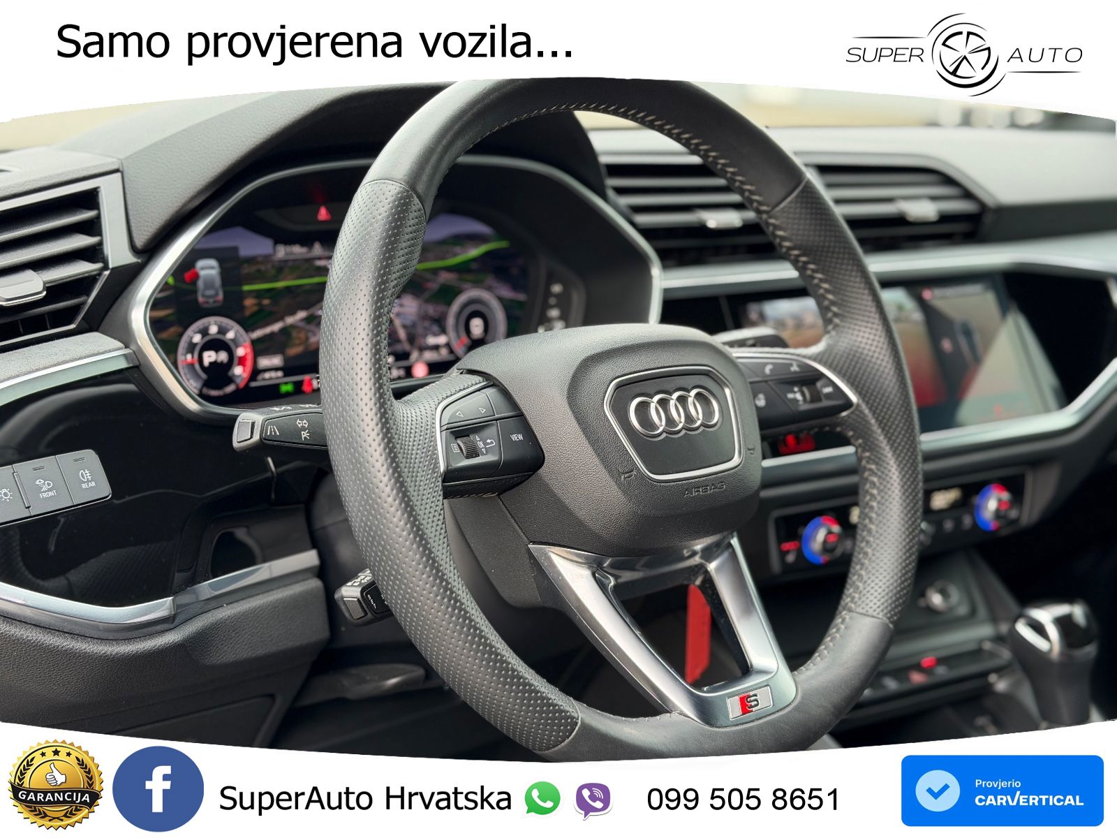 Audi Q3 40 TDI (190 KS) quattro S tronic S line LED+GR SJED+ACC