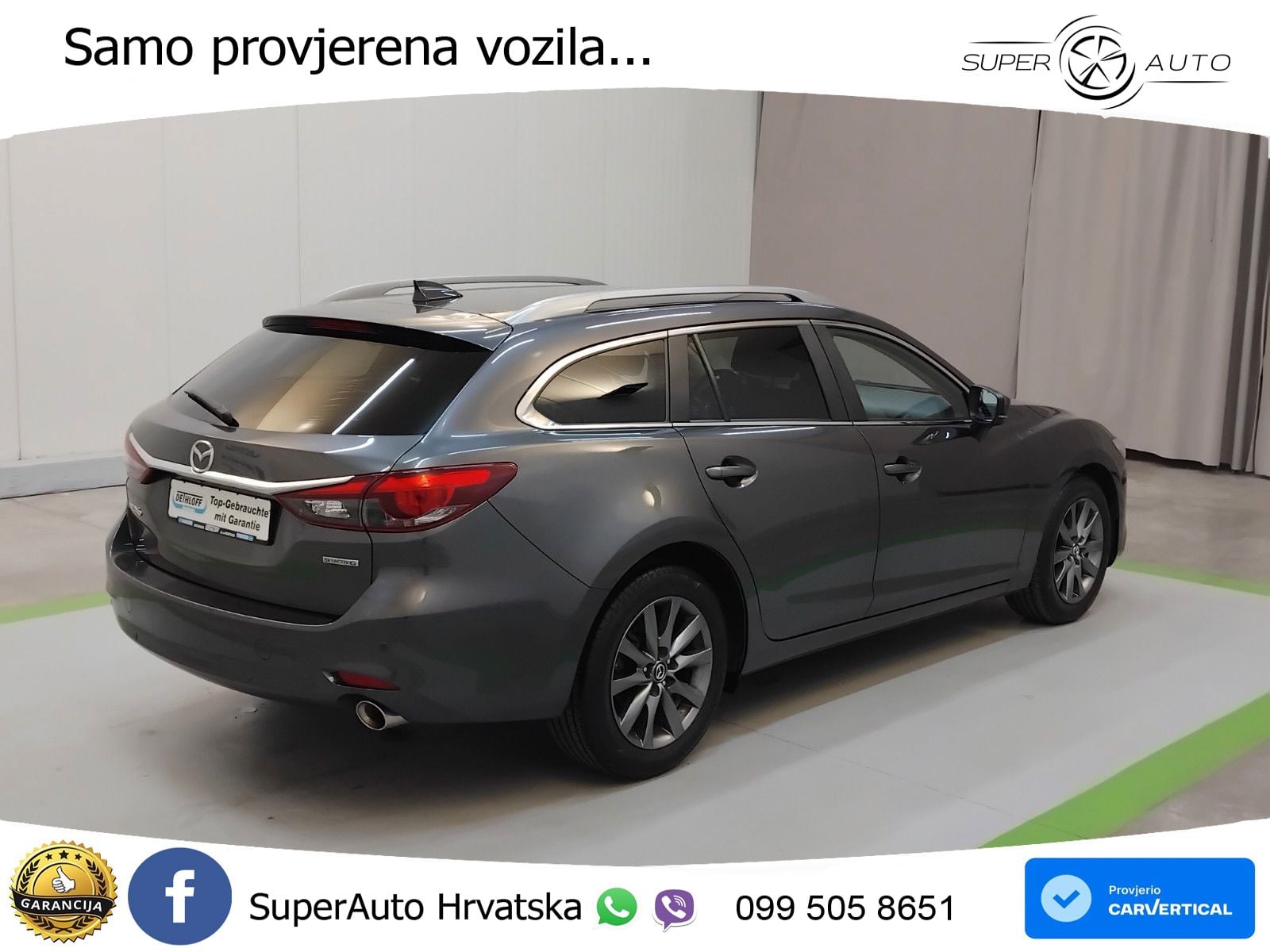 Mazda 6 Sport Combi 2.5 SKYACTIV-G (194 KS) SKYACTIV-Drive LED+GR SJED+ACC
