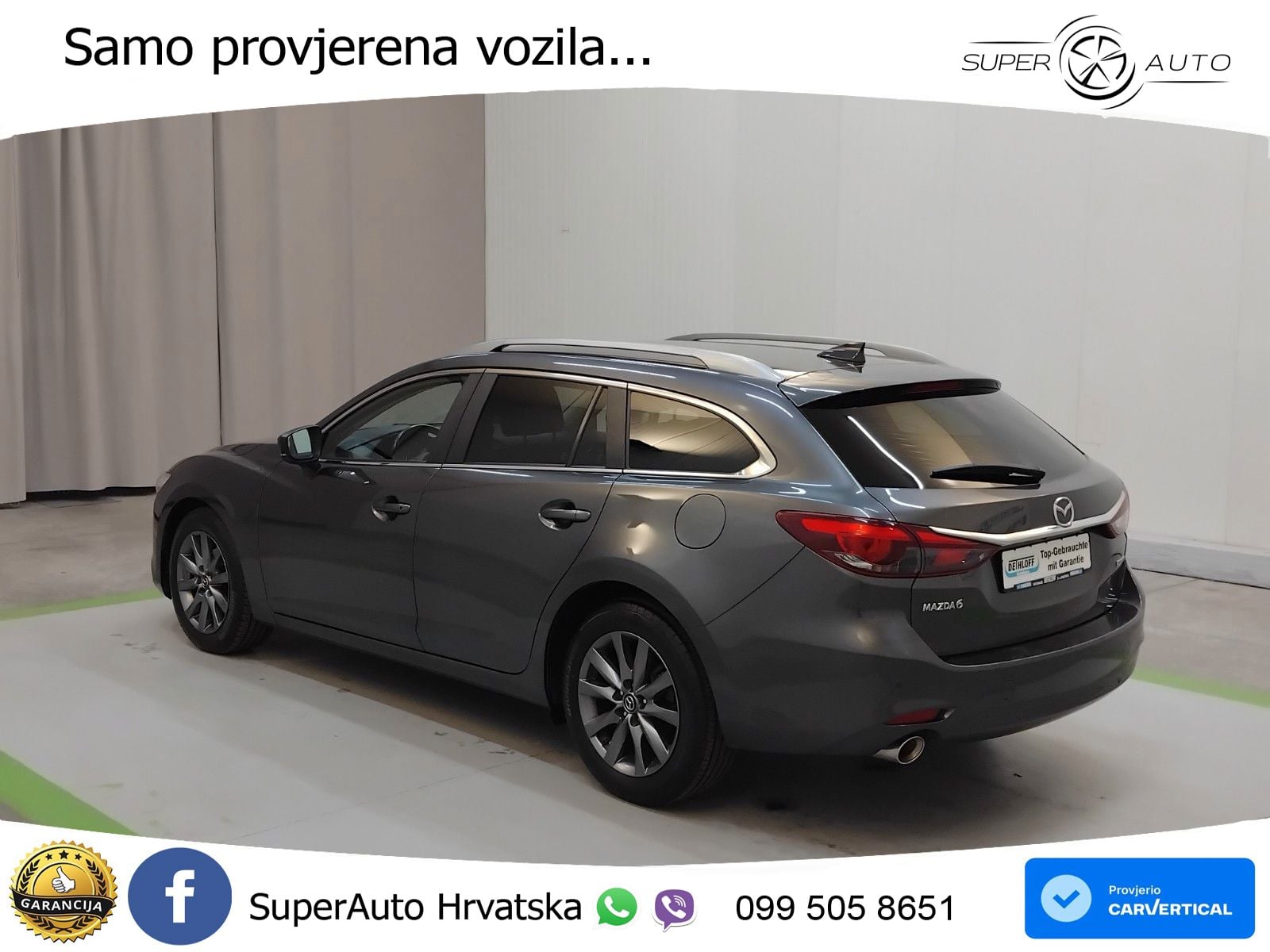 Mazda 6 Sport Combi 2.5 SKYACTIV-G (194 KS) SKYACTIV-Drive LED+GR SJED+ACC