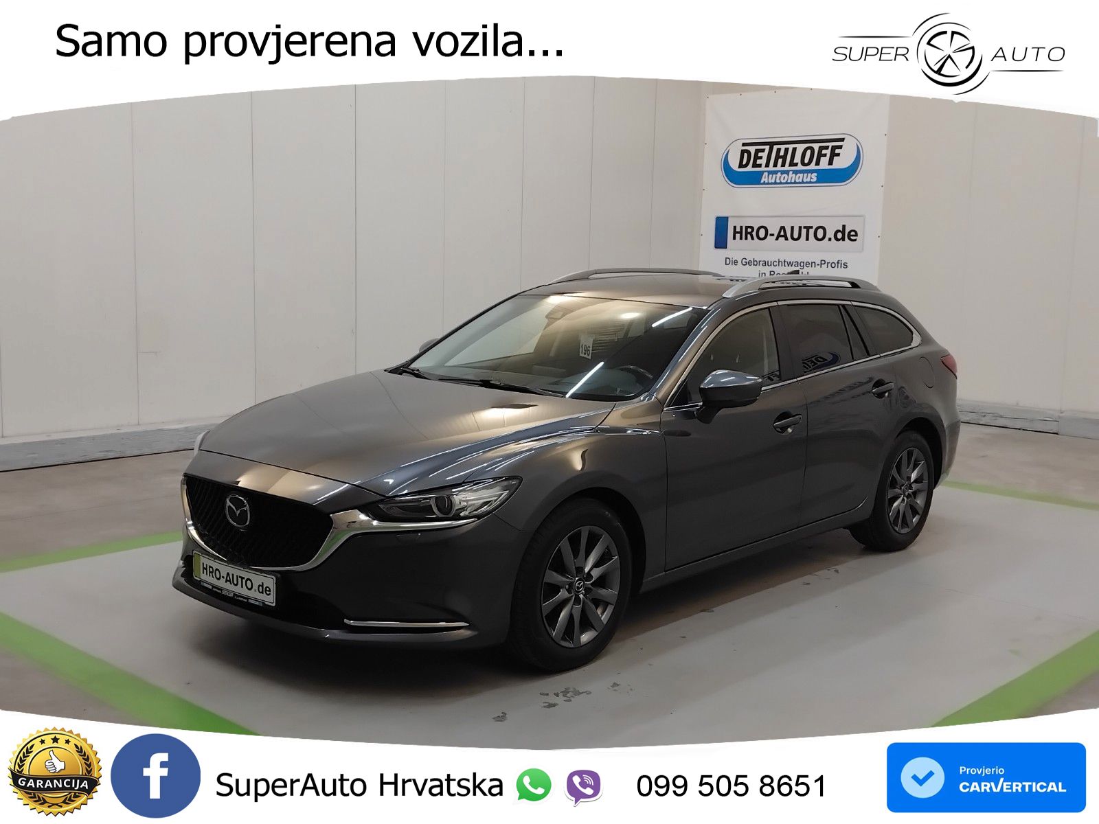 Mazda 6 Sport Combi 2.5 SKYACTIV-G (194 KS) SKYACTIV-Drive LED+GR SJED+ACC