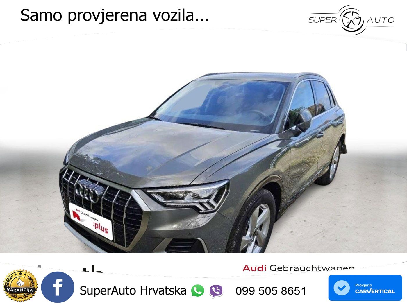 Audi Q3 40 TFSI (190 KS) quattro S tronic advanced MATRIX+GR SJED+KAM