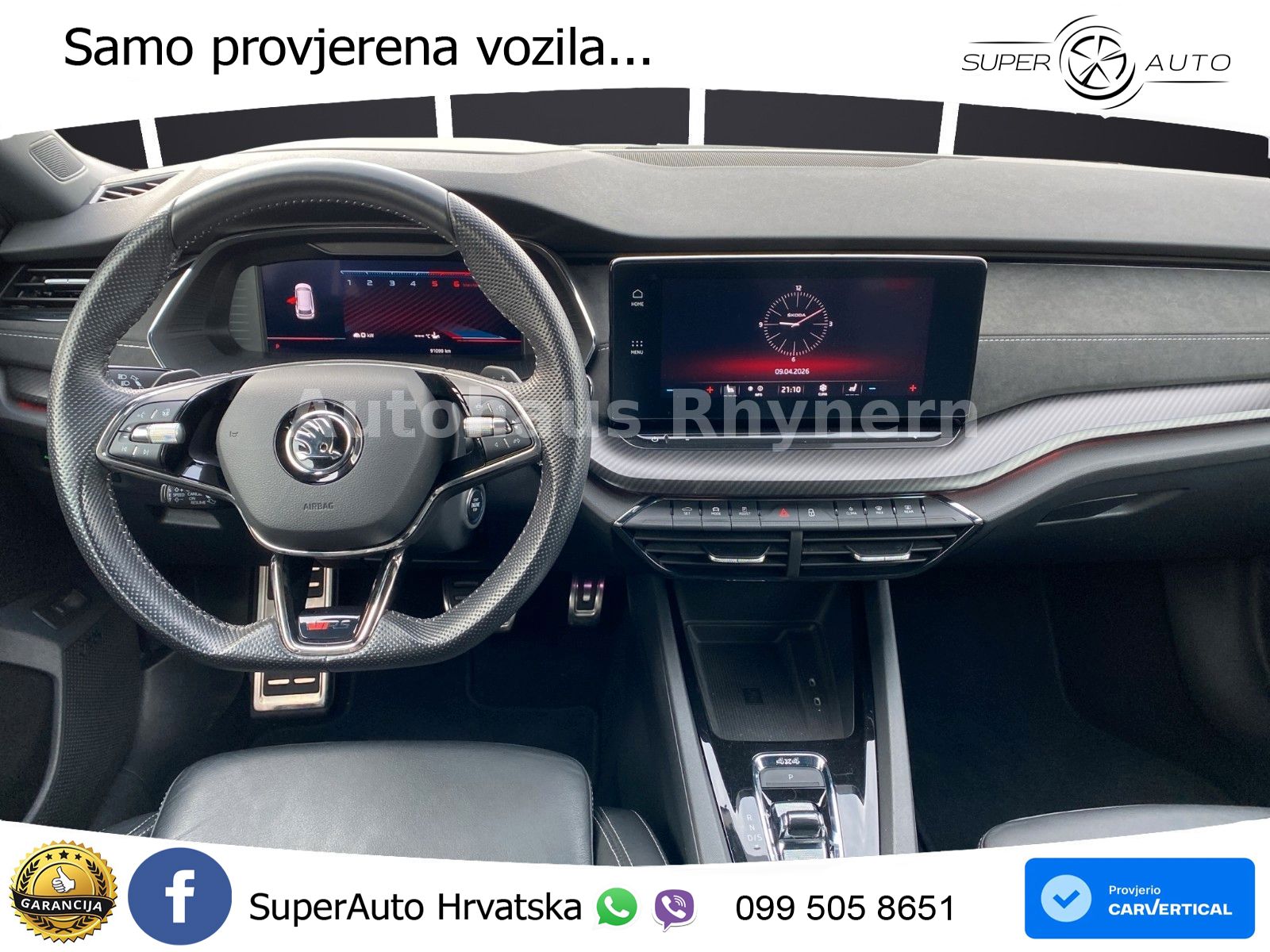 Škoda Octavia Combi RS 2.0 TDI (200 KS) 4x4 DSG LED+GR SJED+ACC