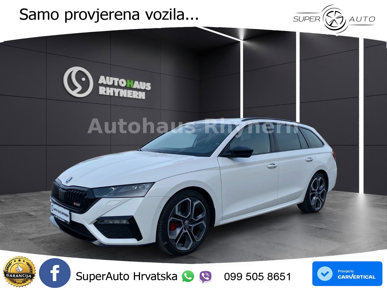 Škoda Octavia Combi RS 2.0 TDI (200 KS) 4x4 DSG LED+GR SJED+ACC