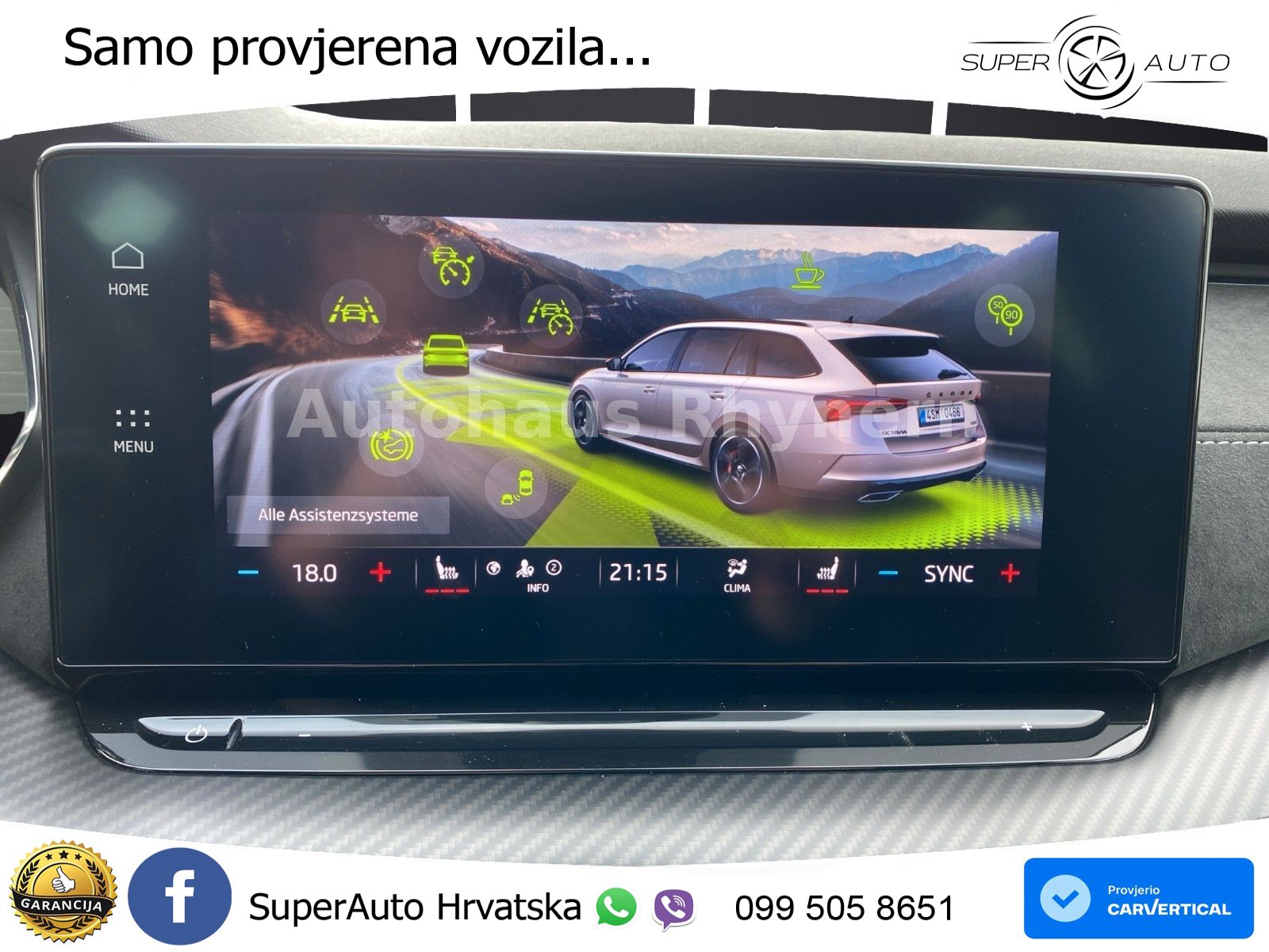 Škoda Octavia Combi RS 2.0 TDI (200 KS) 4x4 DSG LED+GR SJED+ACC