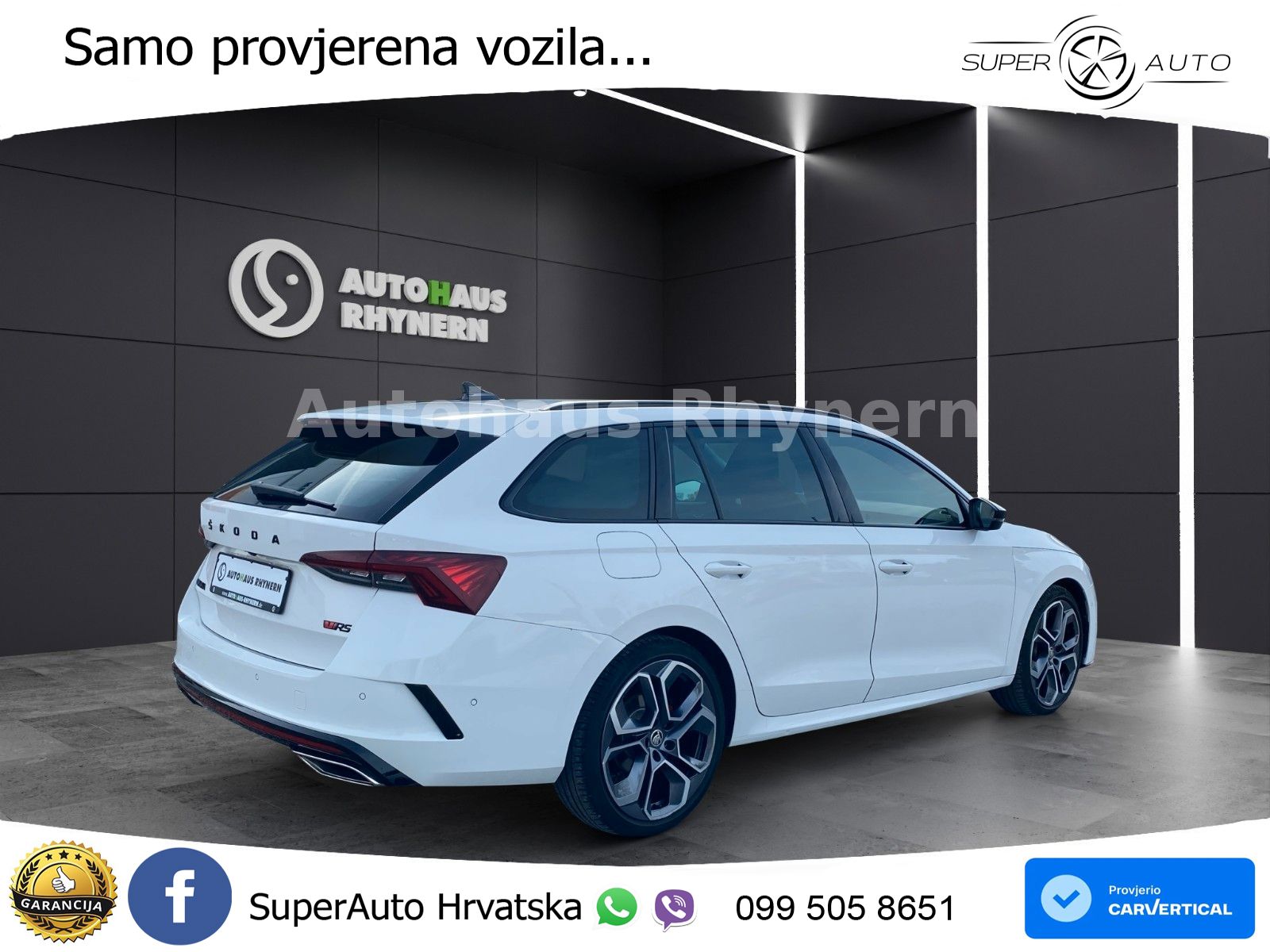 Škoda Octavia Combi RS 2.0 TDI (200 KS) 4x4 DSG LED+GR SJED+ACC