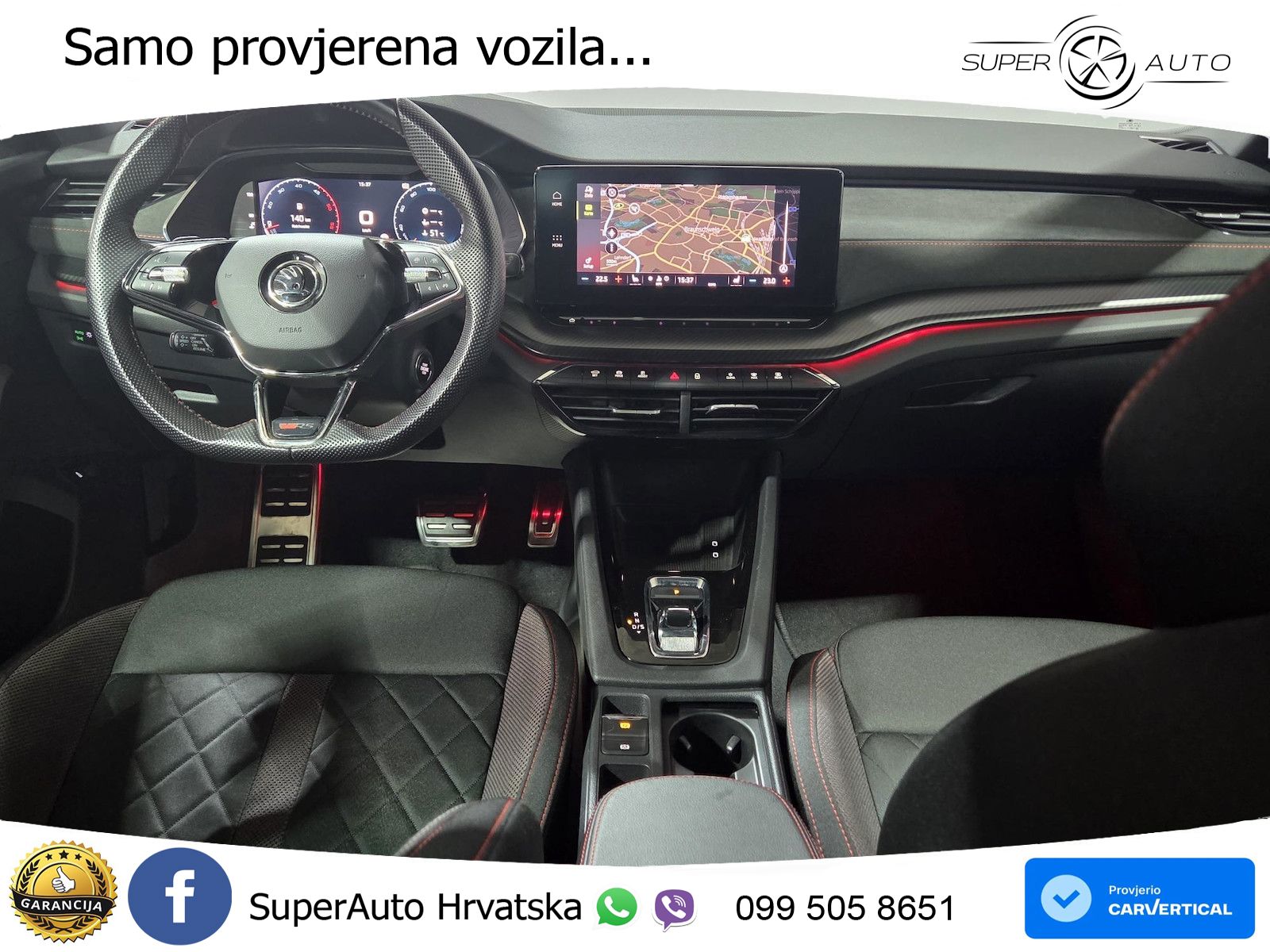 Škoda Octavia Combi RS 2.0 TDI (200 KS) DSG LED+GR SJED+ACC