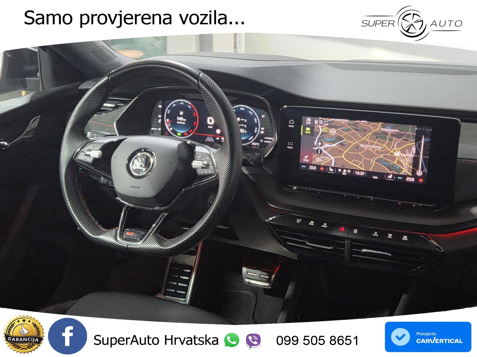Škoda Octavia Combi RS 2.0 TDI (200 KS) DSG LED+GR SJED+ACC