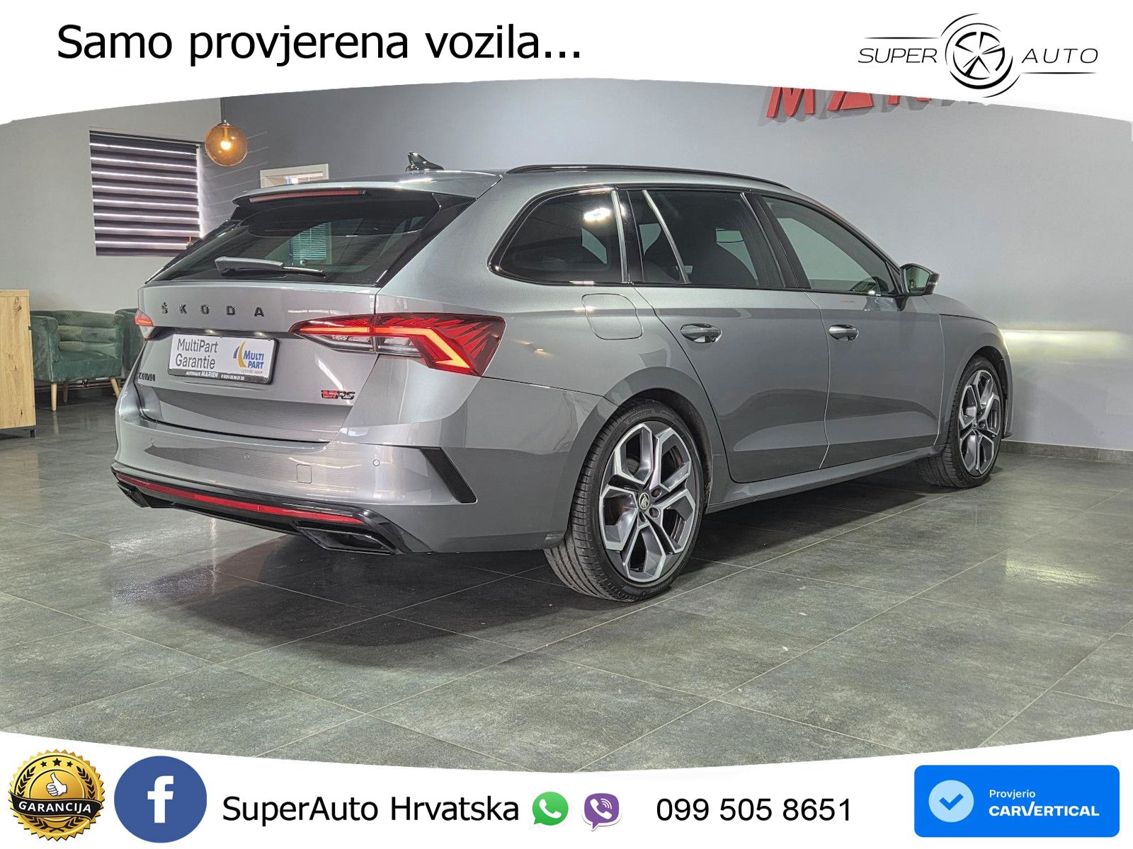 Škoda Octavia Combi RS 2.0 TDI (200 KS) DSG LED+GR SJED+ACC