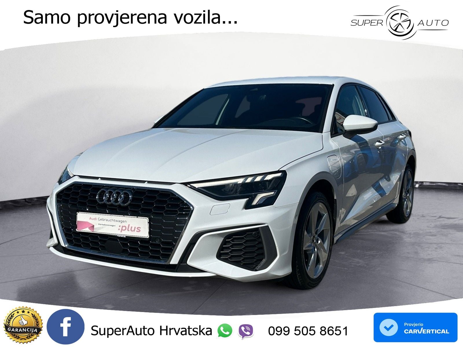 Audi A3 40 TFSIe (204 KS) S tronic S line LED+GR SJED+ACC