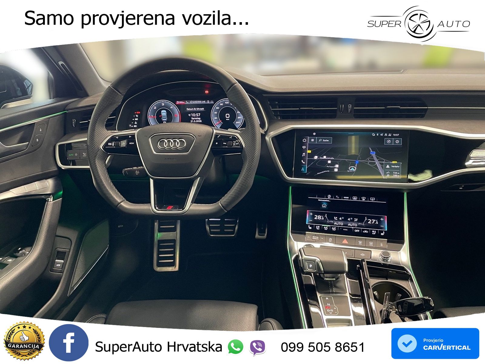 Audi A6 40 TDI (204 KS) quattro ultra S tronic S line MATRIX+GR SJED+KAM