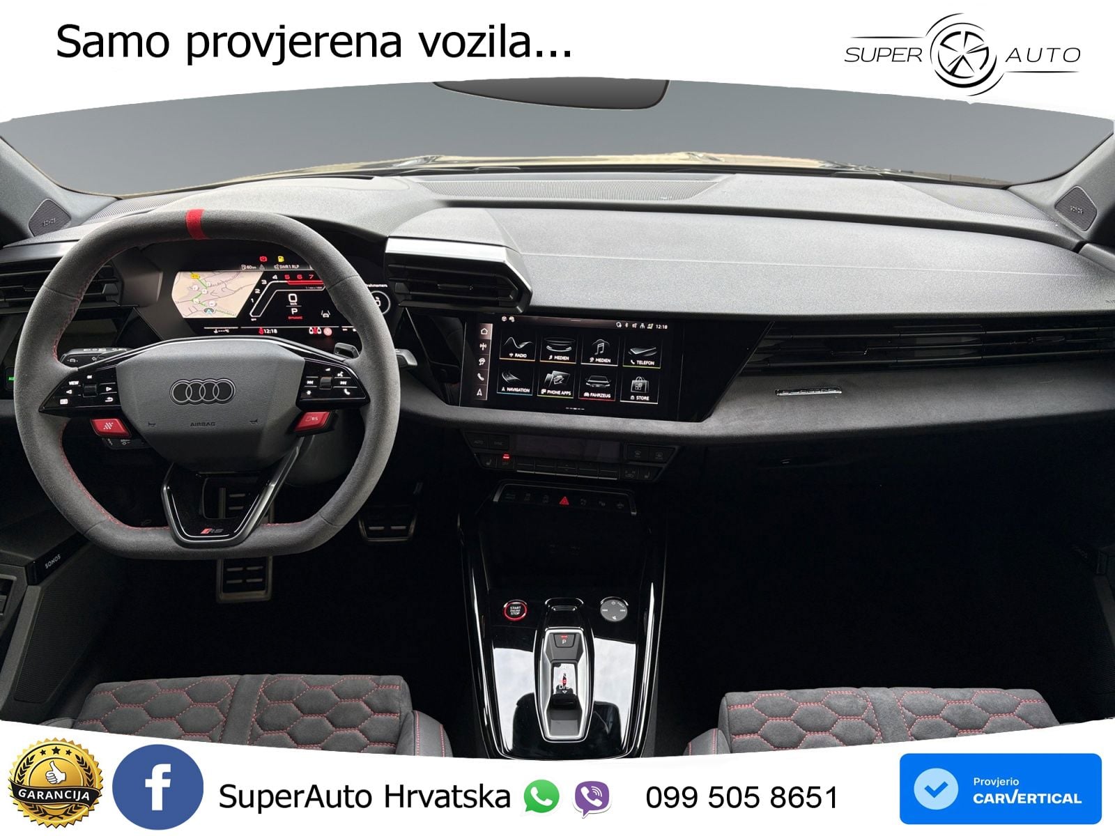 Audi RS3 Sedan 2.5 TFSI (400 KS) quattro S tronic LED+GR SJED+ACC