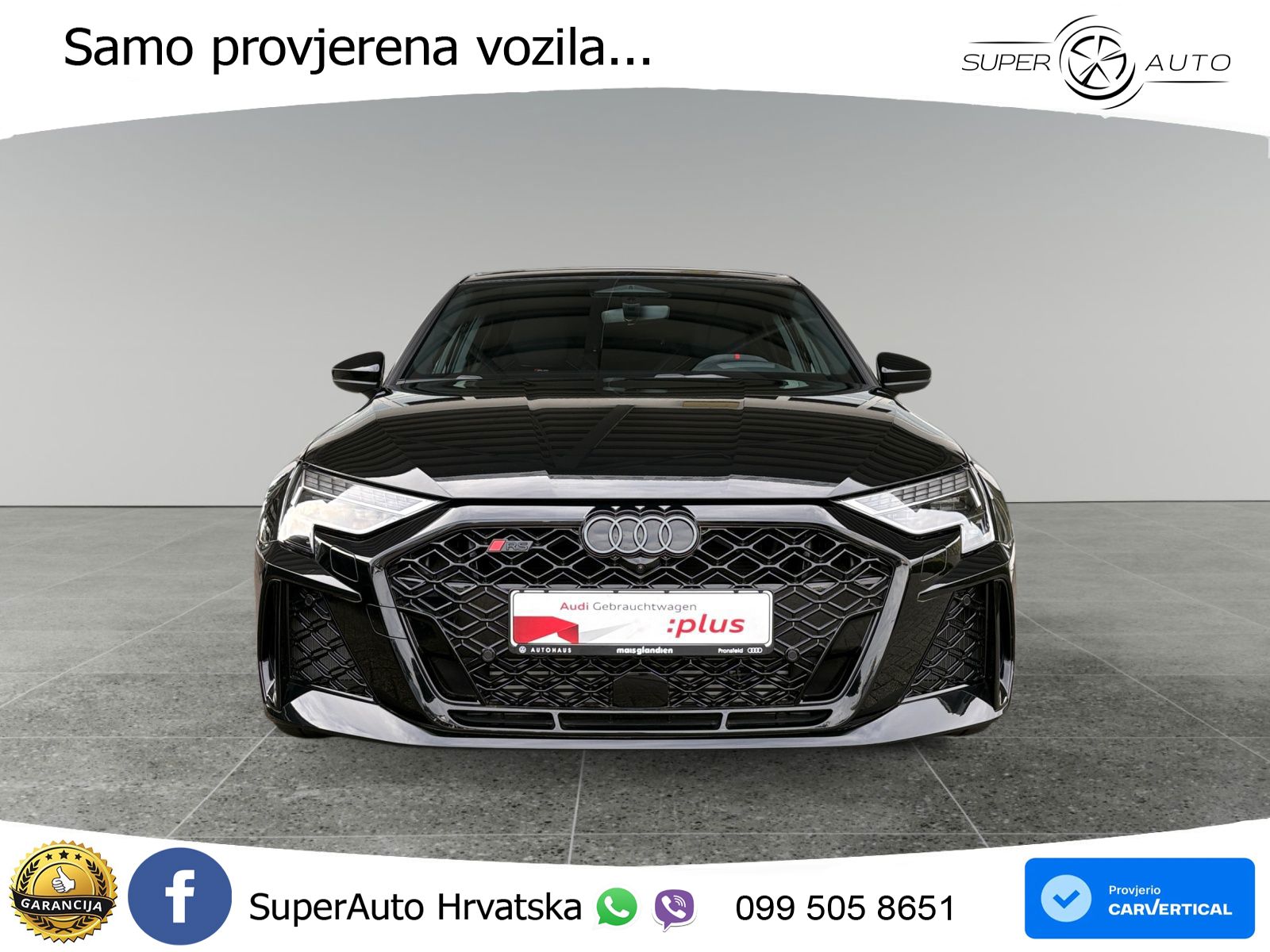 Audi RS3 Sedan 2.5 TFSI (400 KS) quattro S tronic LED+GR SJED+ACC