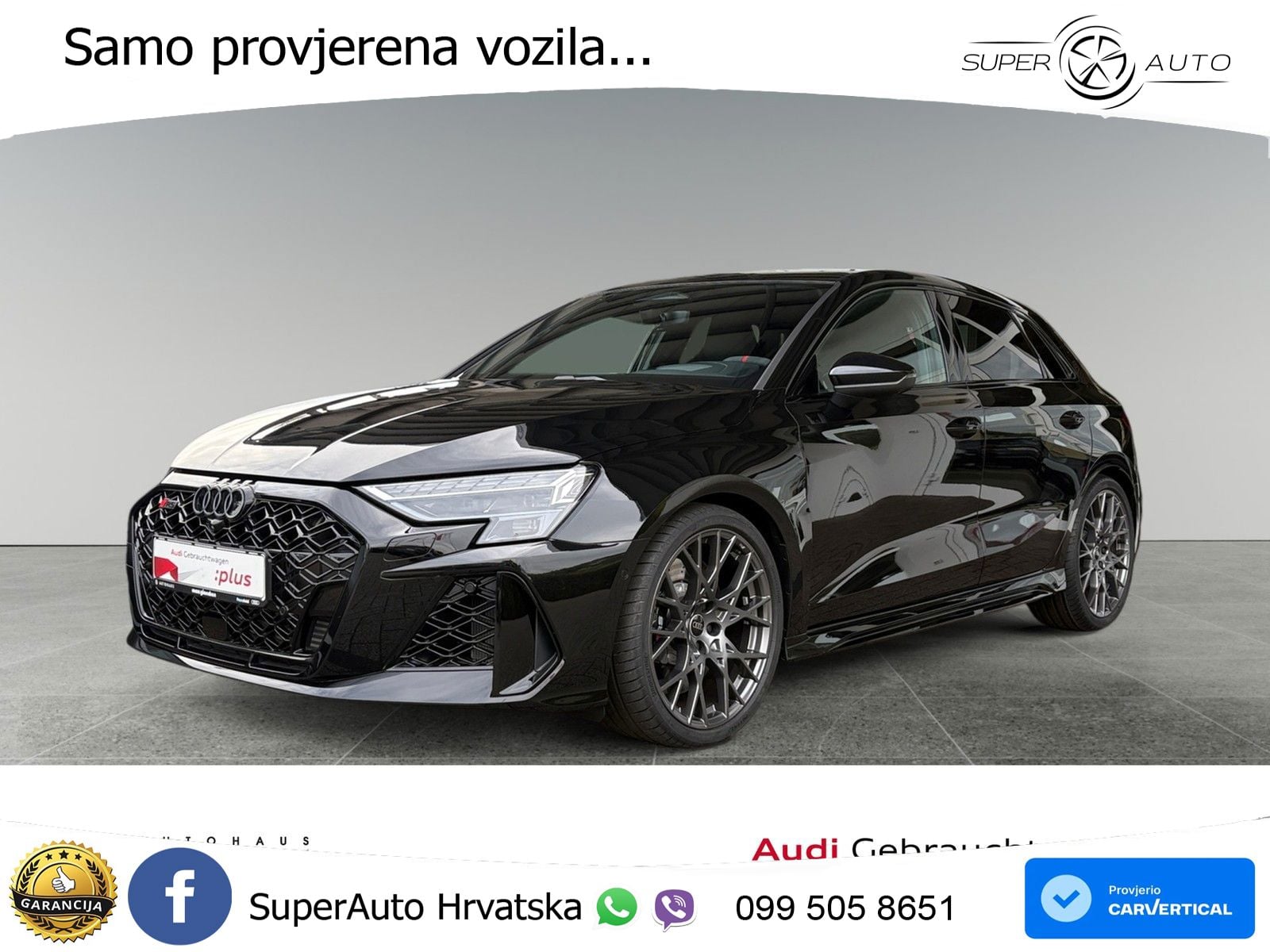 Audi RS3 Sedan 2.5 TFSI (400 KS) quattro S tronic LED+GR SJED+ACC