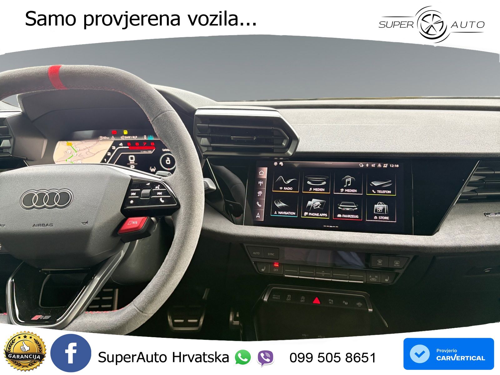 Audi RS3 Sedan 2.5 TFSI (400 KS) quattro S tronic LED+GR SJED+ACC