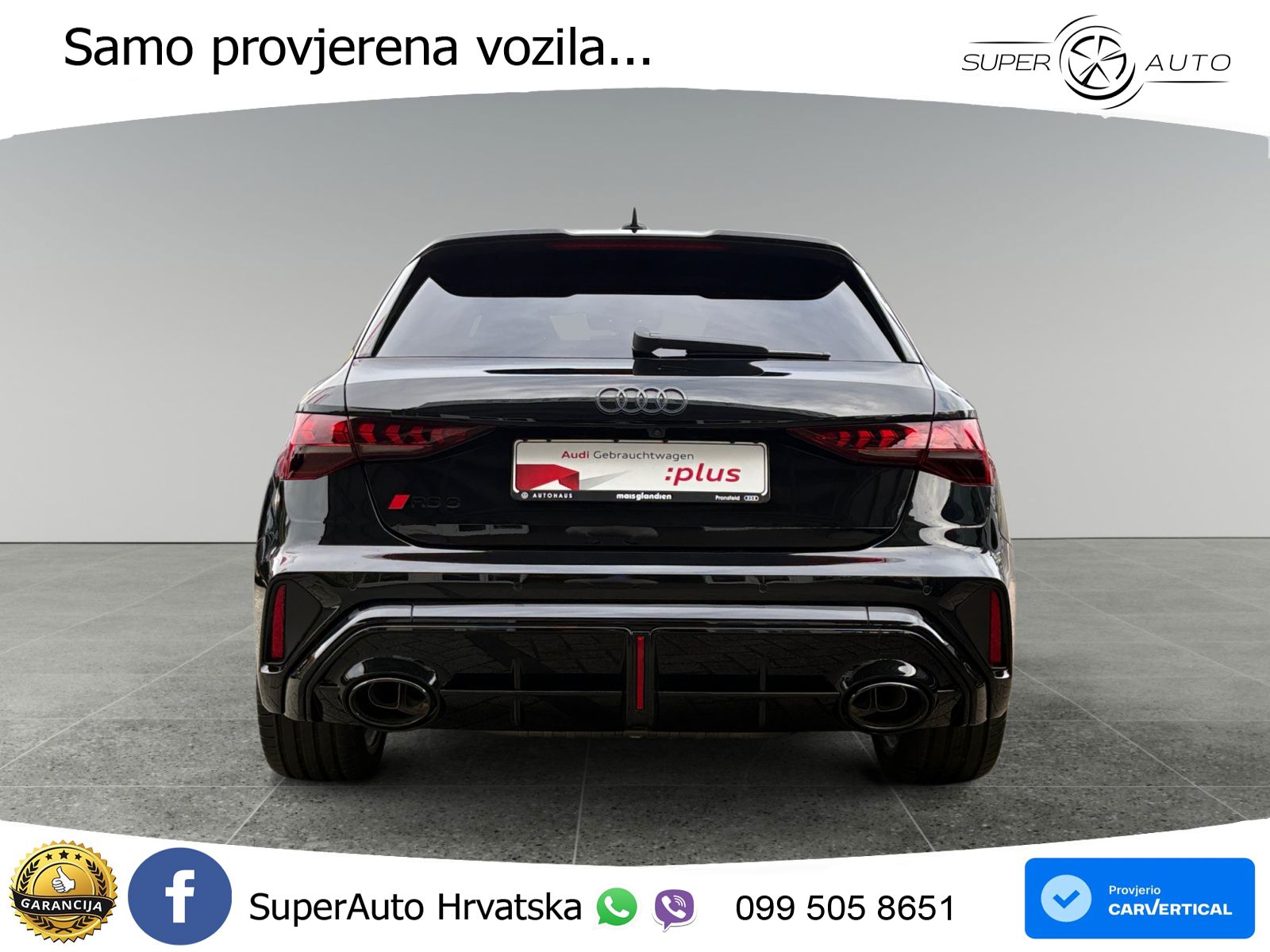 Audi RS3 Sedan 2.5 TFSI (400 KS) quattro S tronic LED+GR SJED+ACC