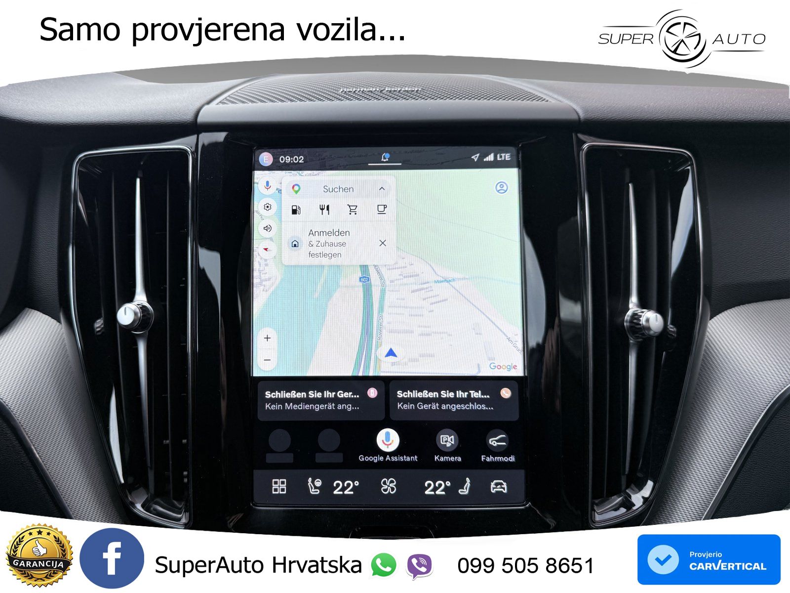 Volvo XC60 B4 Diesel AWD Geartronic ACC+GR SJED+360+PANO