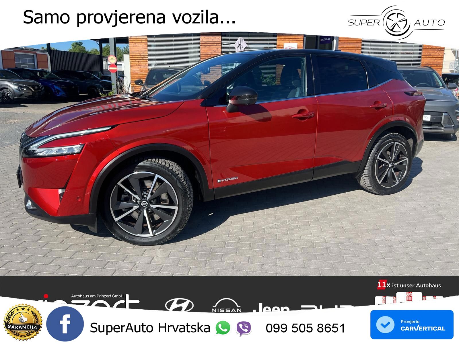Nissan Qashqai e-POWER 1.5 VC-T (190 KS) Automatic Tekna LED+GR SJED+ACC