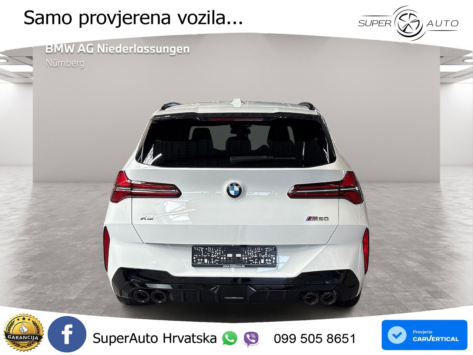BMW X3 M50 xDrive Steptronic M Sport ACC+GR SJED+360+PANO