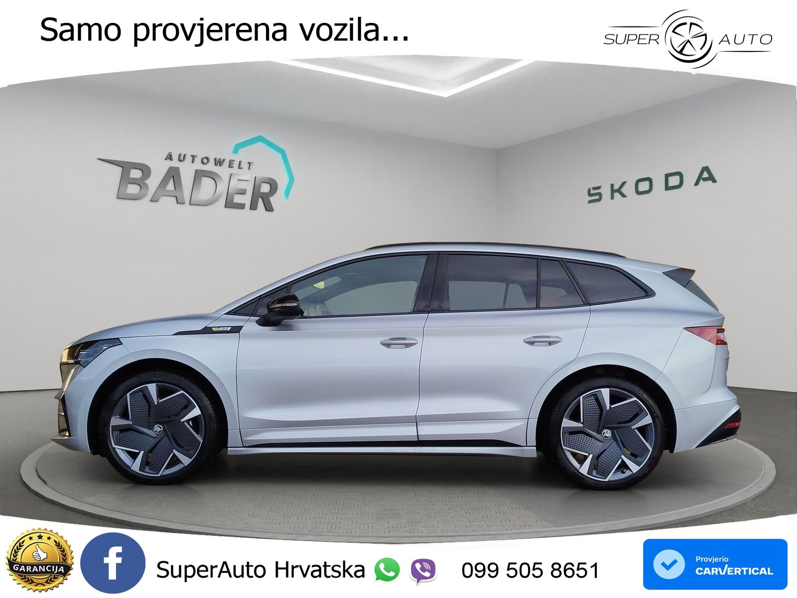 Škoda Enyaq iV RS 82 kWh (340 KS) AWD LED+GR SJED+ACC