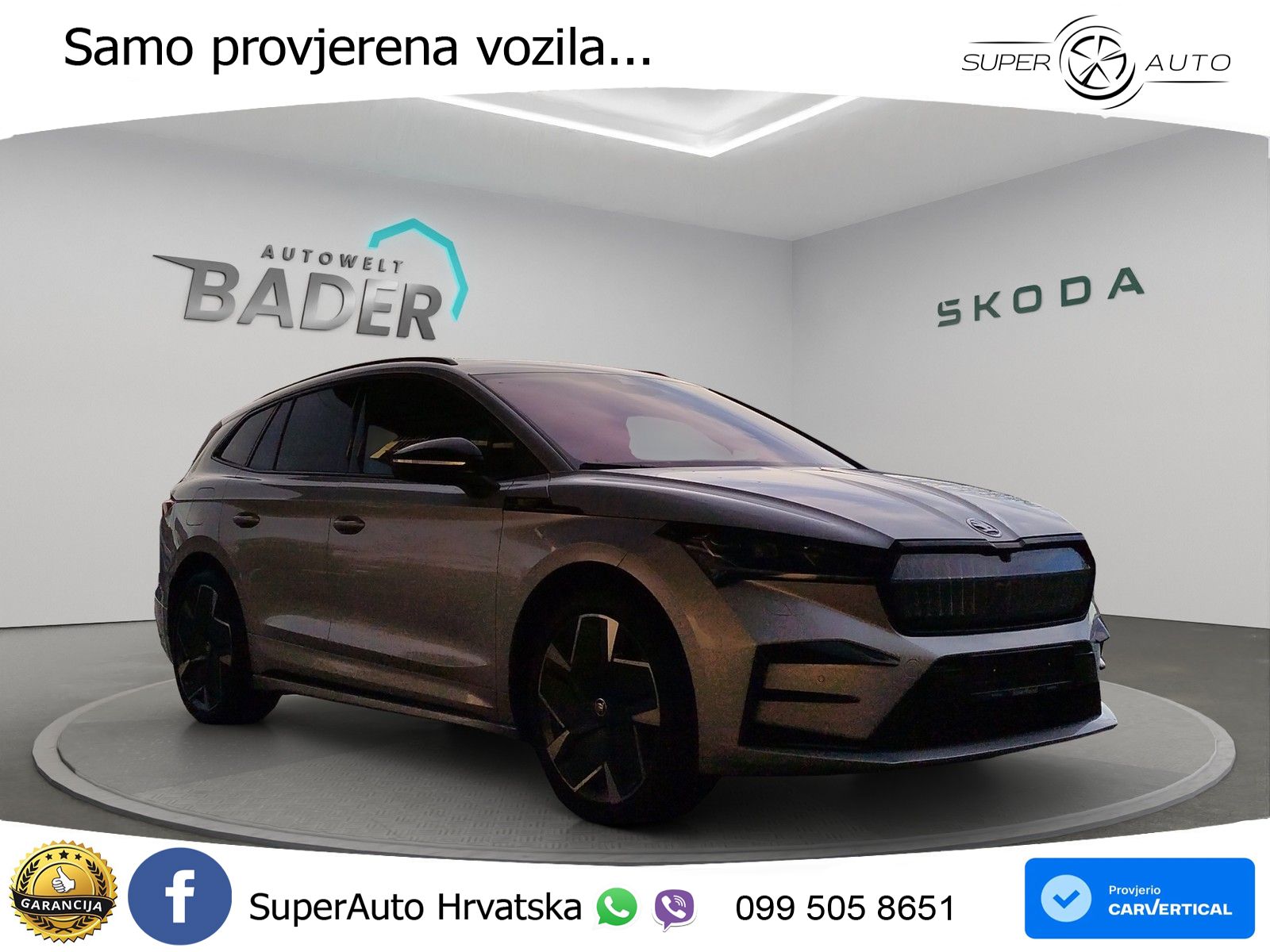 Škoda Enyaq iV RS 82 kWh (340 KS) AWD LED+GR SJED+ACC