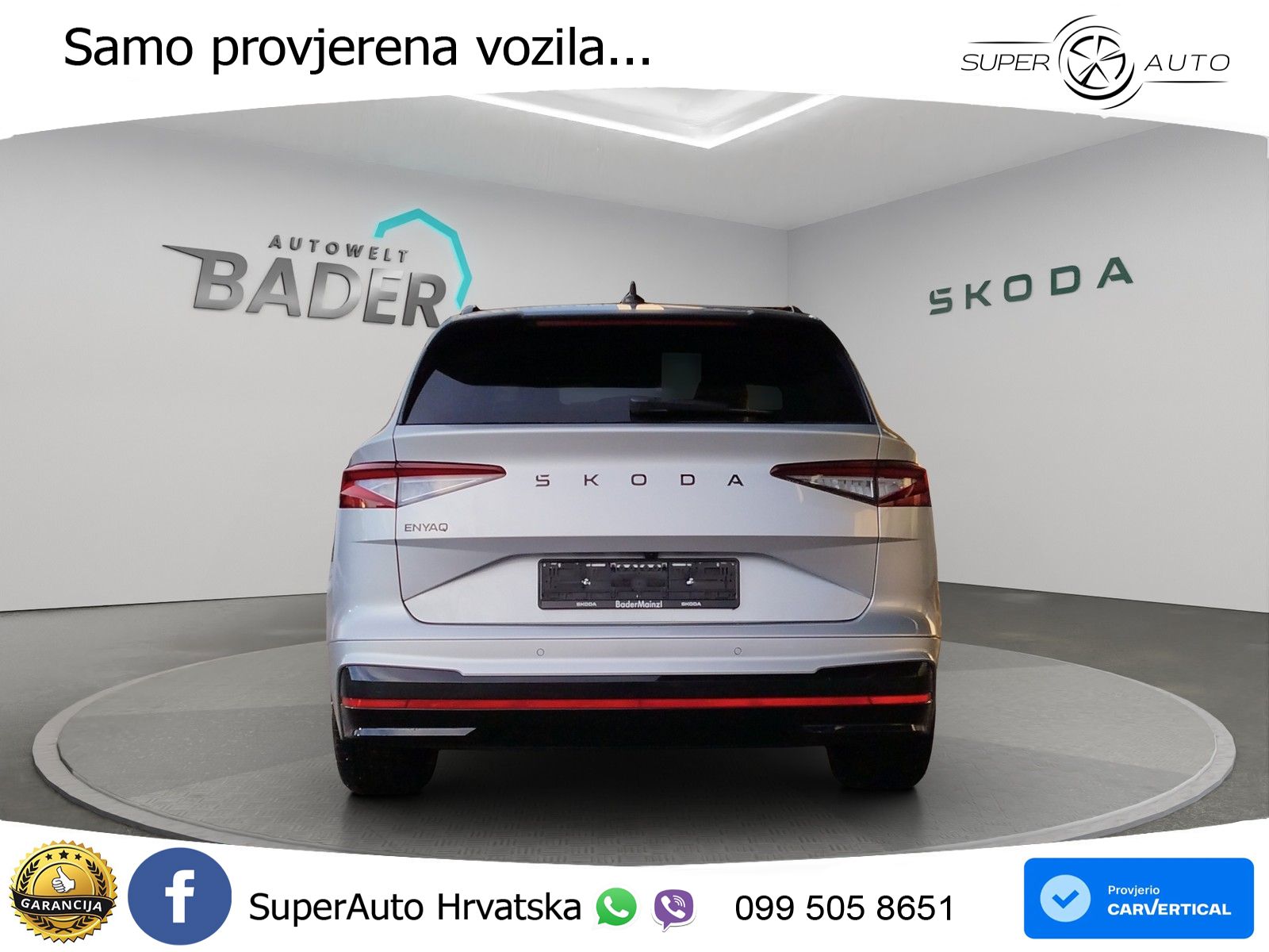 Škoda Enyaq iV RS 82 kWh (340 KS) AWD LED+GR SJED+ACC