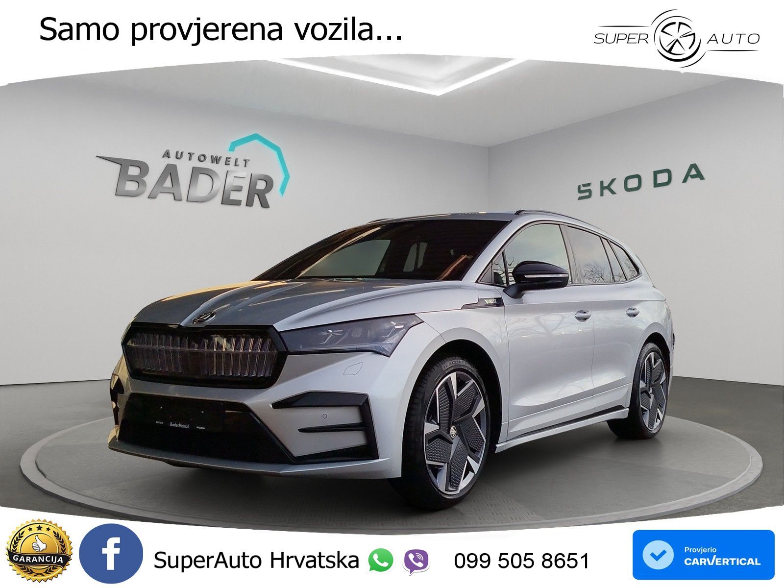 Škoda Enyaq iV RS 82 kWh (340 KS) AWD LED+GR SJED+ACC