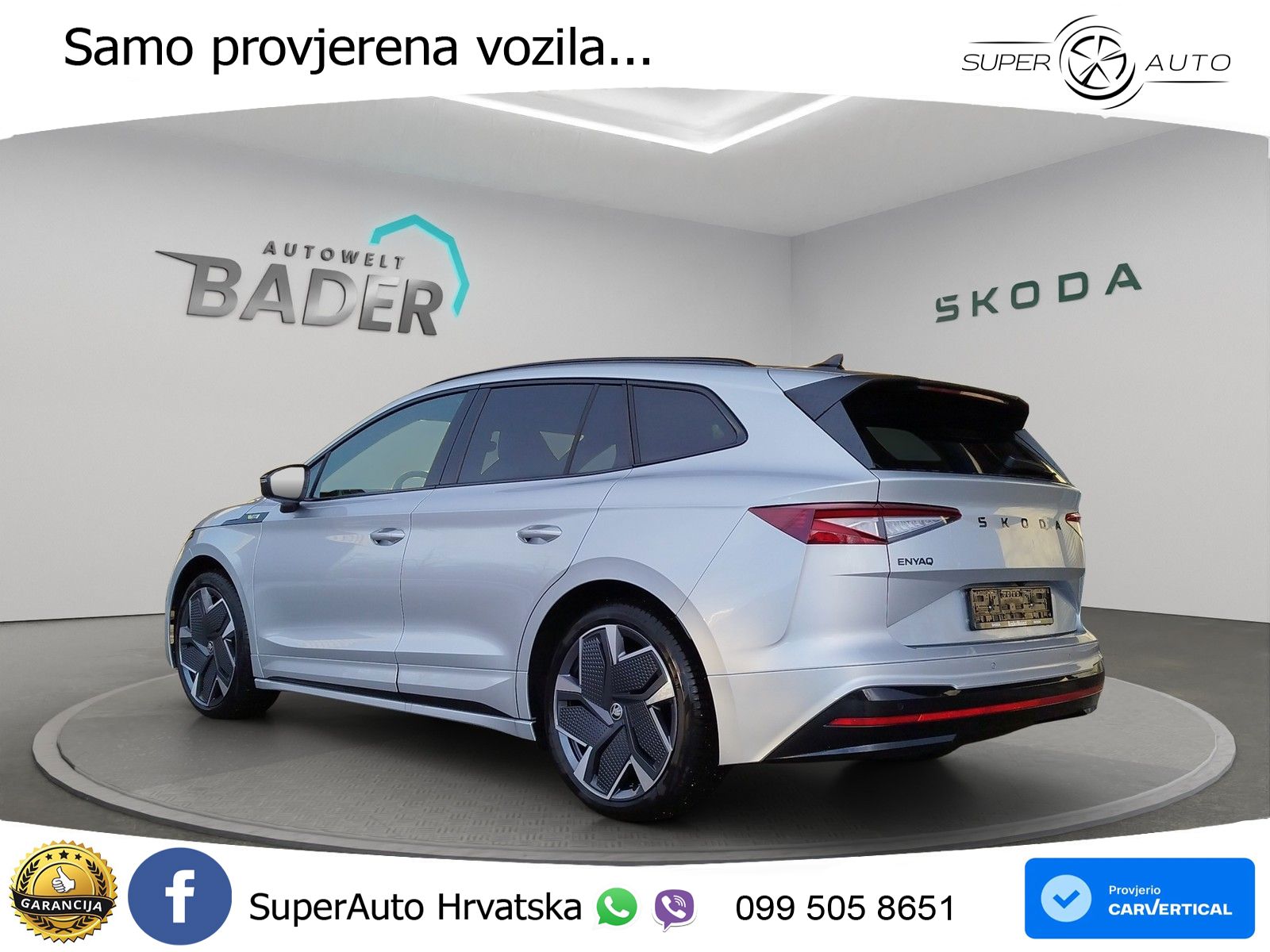 Škoda Enyaq iV RS 82 kWh (340 KS) AWD LED+GR SJED+ACC