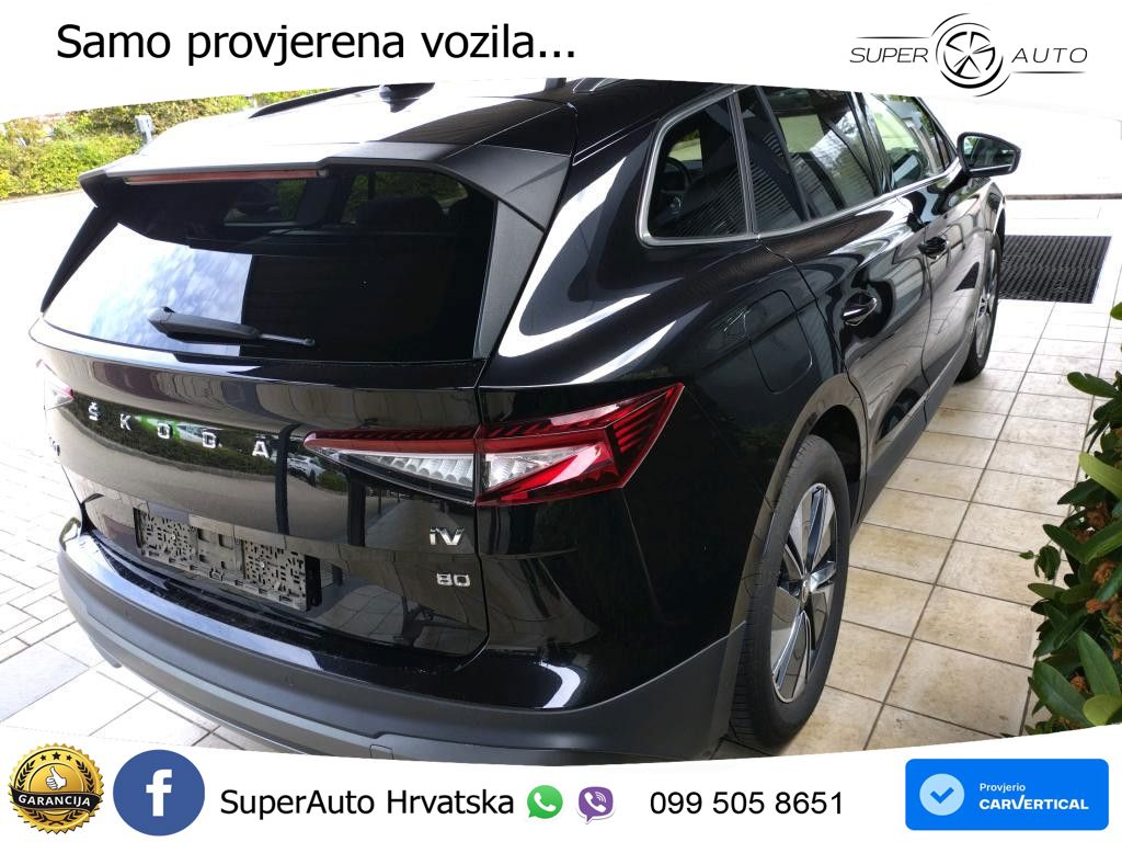 Škoda Enyaq iV 80 82 kWh (204 KS) Lounge LED+GR SJED+ACC