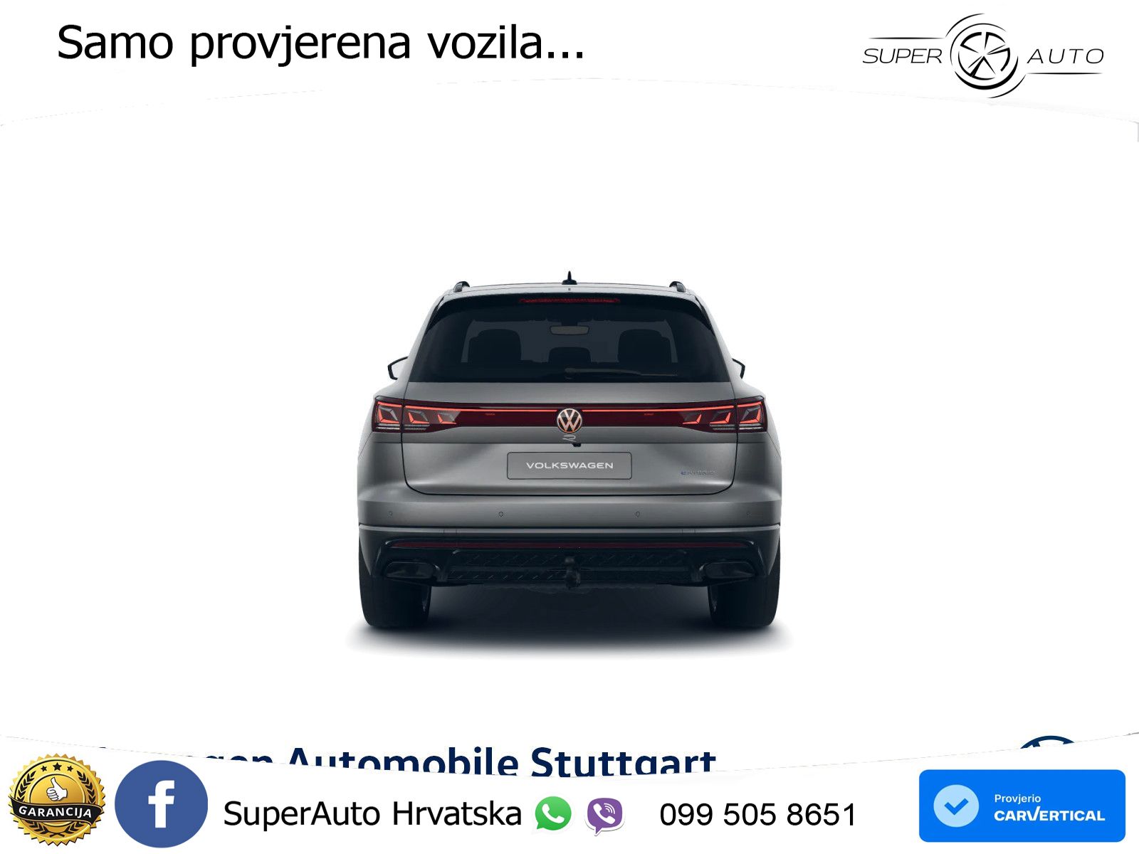 Volkswagen Touareg R 3.0 V6 TFSI (462 KS) 4MOTION Tiptronic ZRAČNI+ACC+GR SJED+KAM+PANO