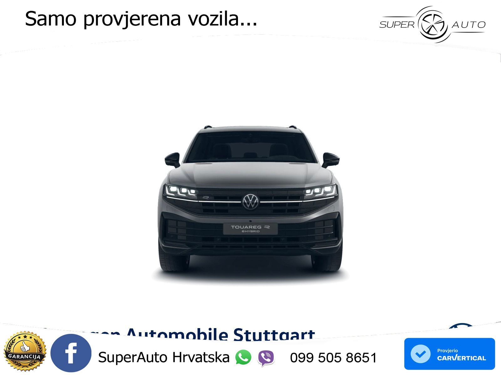 Volkswagen Touareg R 3.0 V6 TFSI (462 KS) 4MOTION Tiptronic ZRAČNI+ACC+GR SJED+KAM+PANO