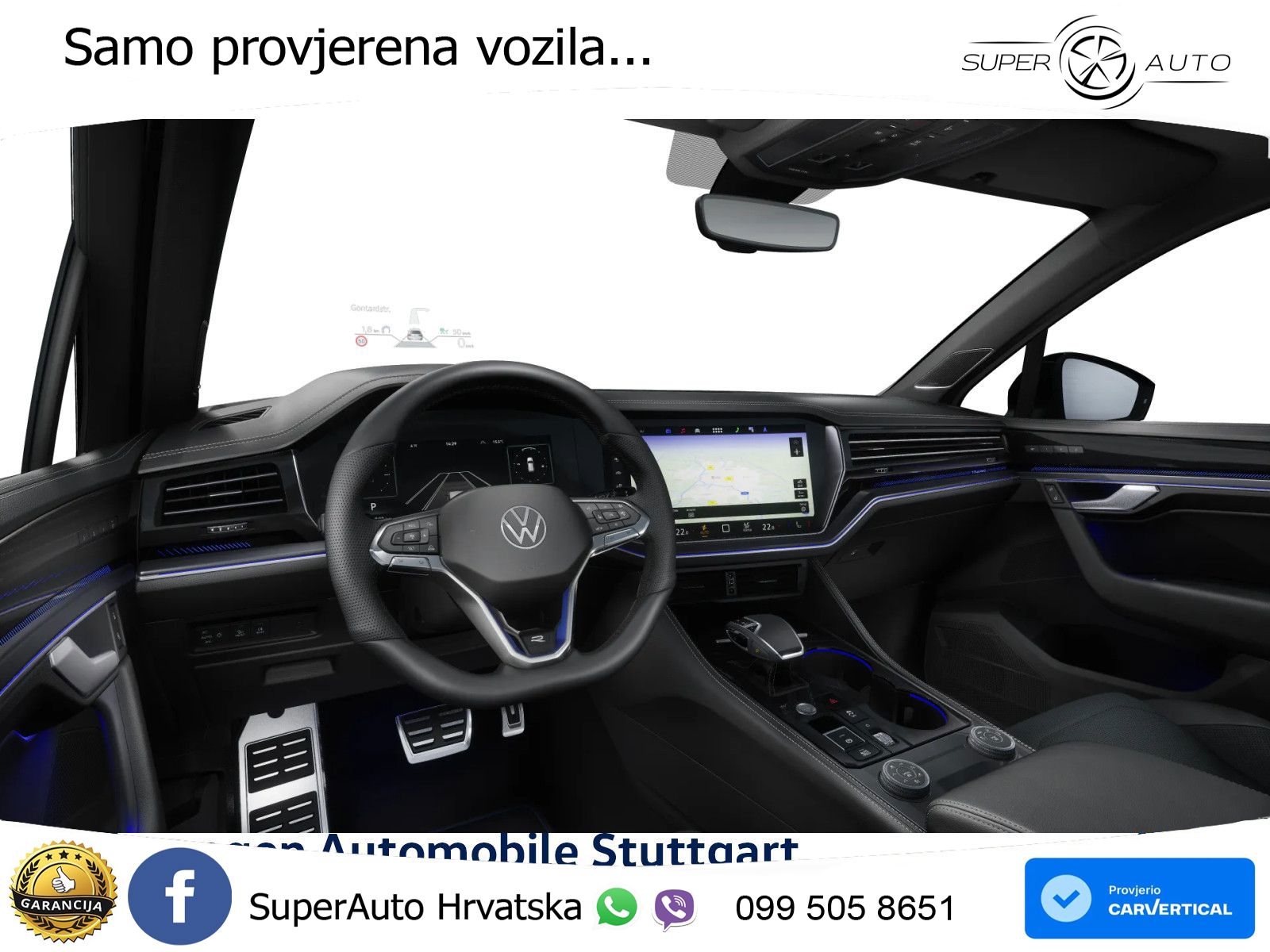 Volkswagen Touareg R 3.0 V6 TFSI (462 KS) 4MOTION Tiptronic ZRAČNI+ACC+GR SJED+KAM+PANO